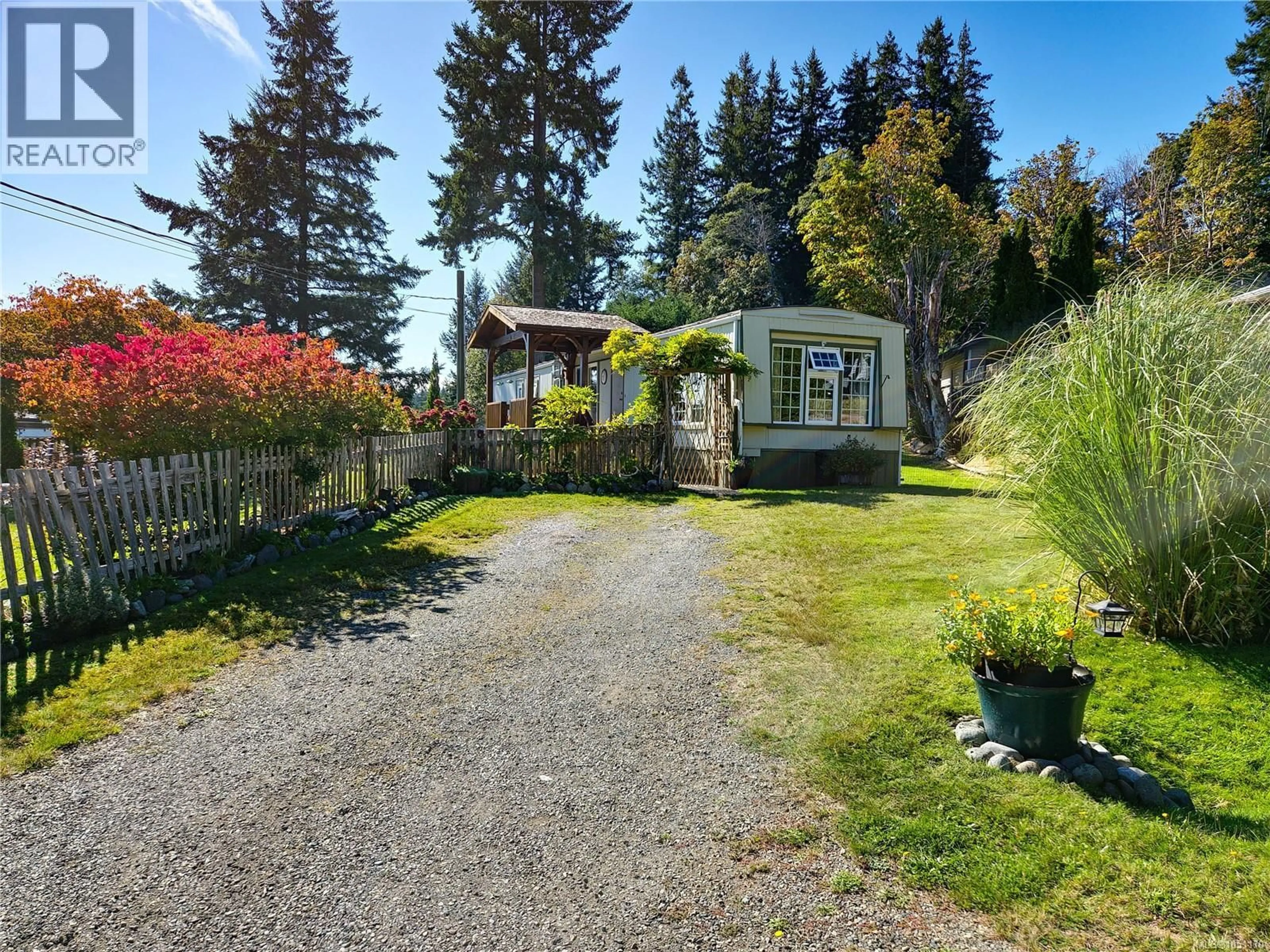 A pic from outside/outdoor area/front of a property/back of a property/a pic from drone, street for 2129 RAMA ROAD, Campbell River British Columbia V9W6B1