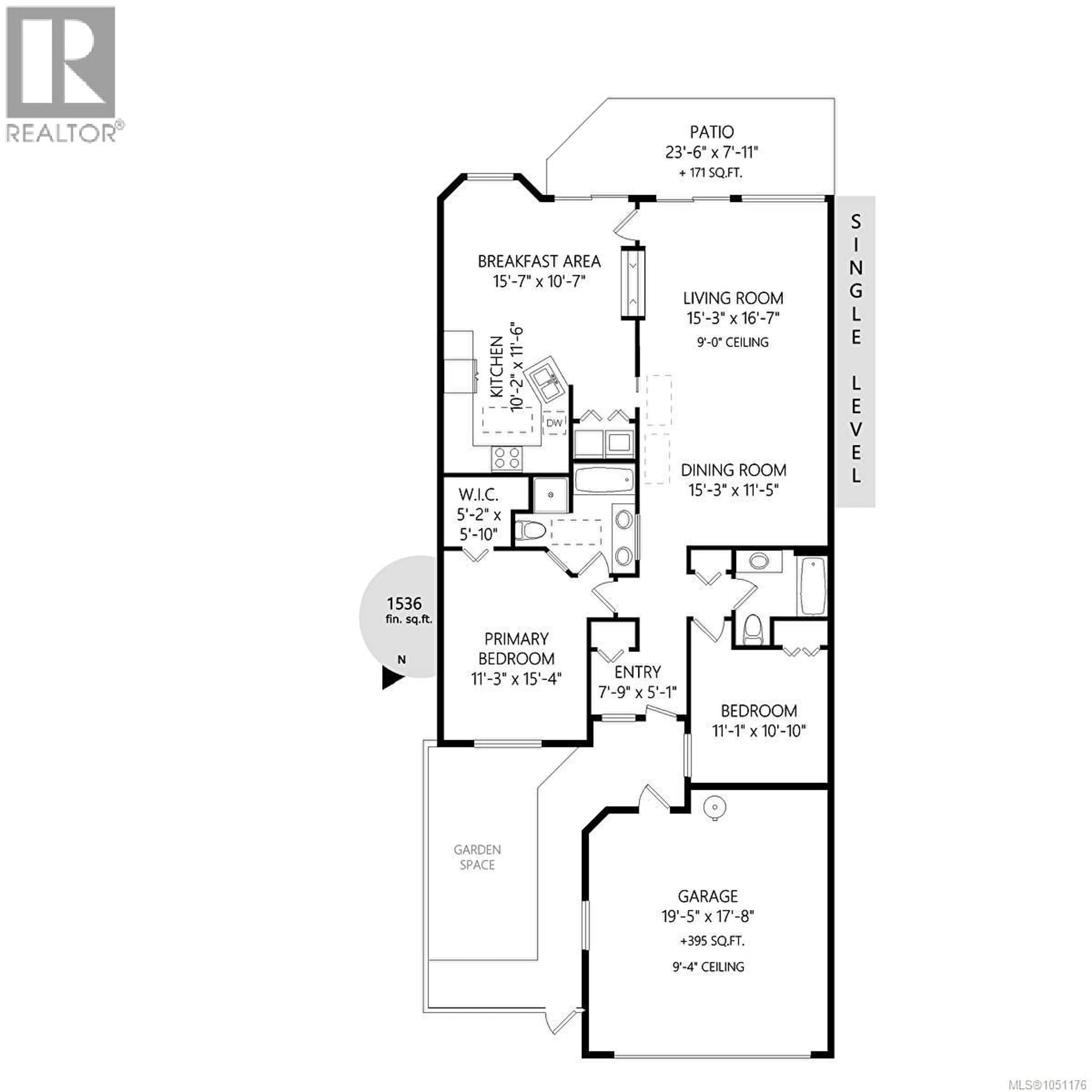 Floor plan for 13 - 4318 EMILY CARR DRIVE, Saanich British Columbia V8X5E7