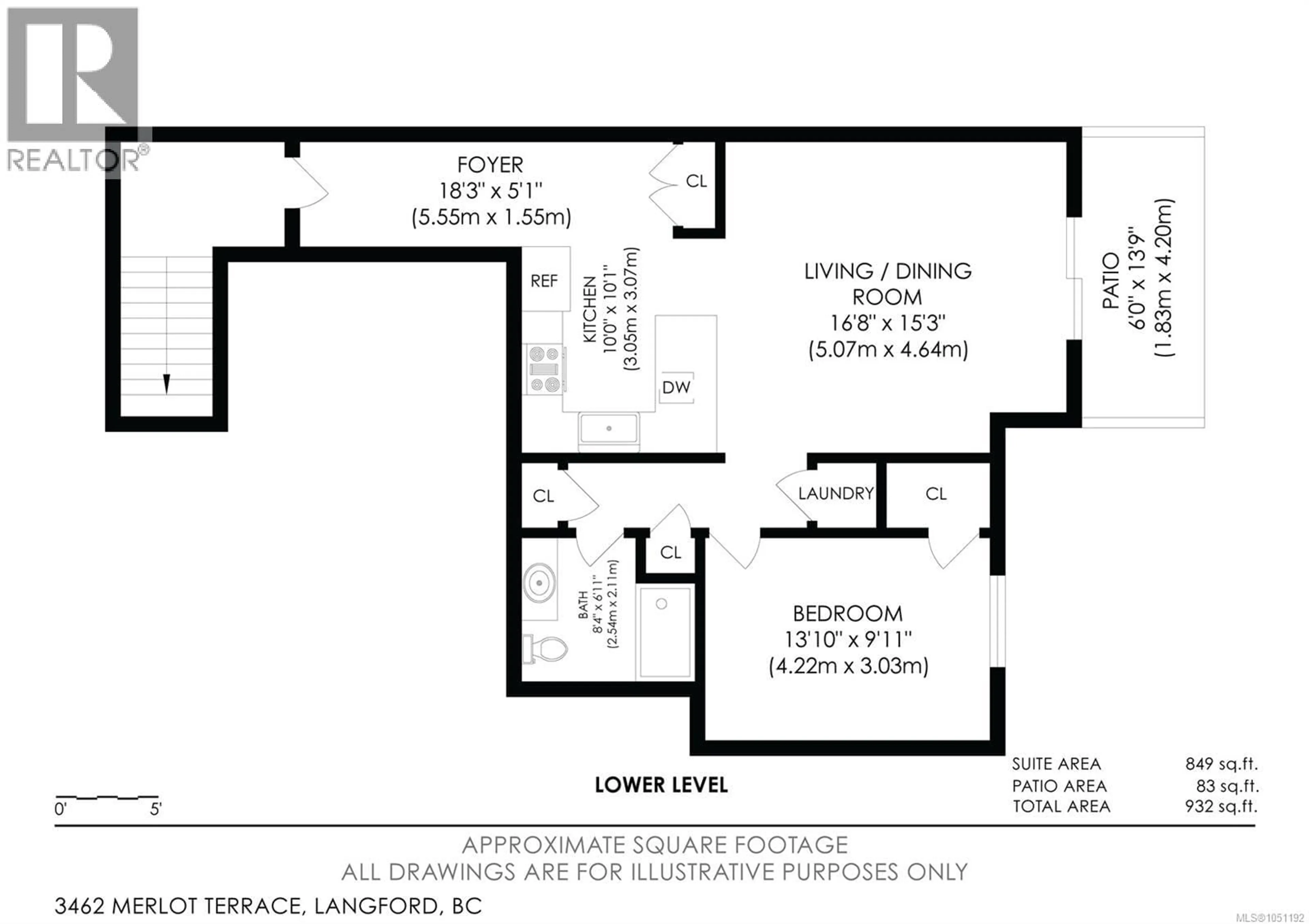 Floor plan for 3462 MERLOT TERRACE, Langford British Columbia V9C0N6