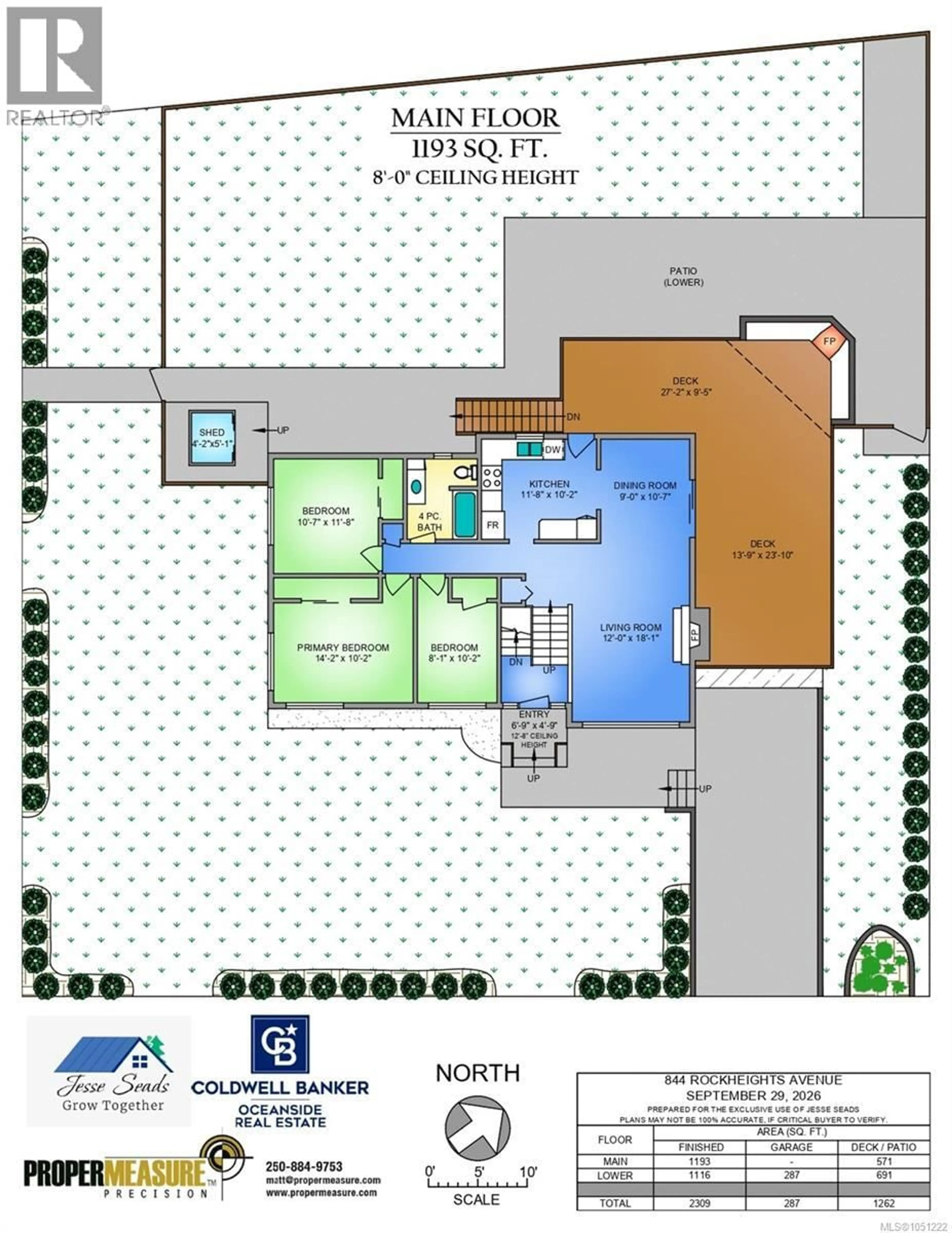 Floor plan for 844 ROCKHEIGHTS AVENUE, Esquimalt British Columbia V9A6J6