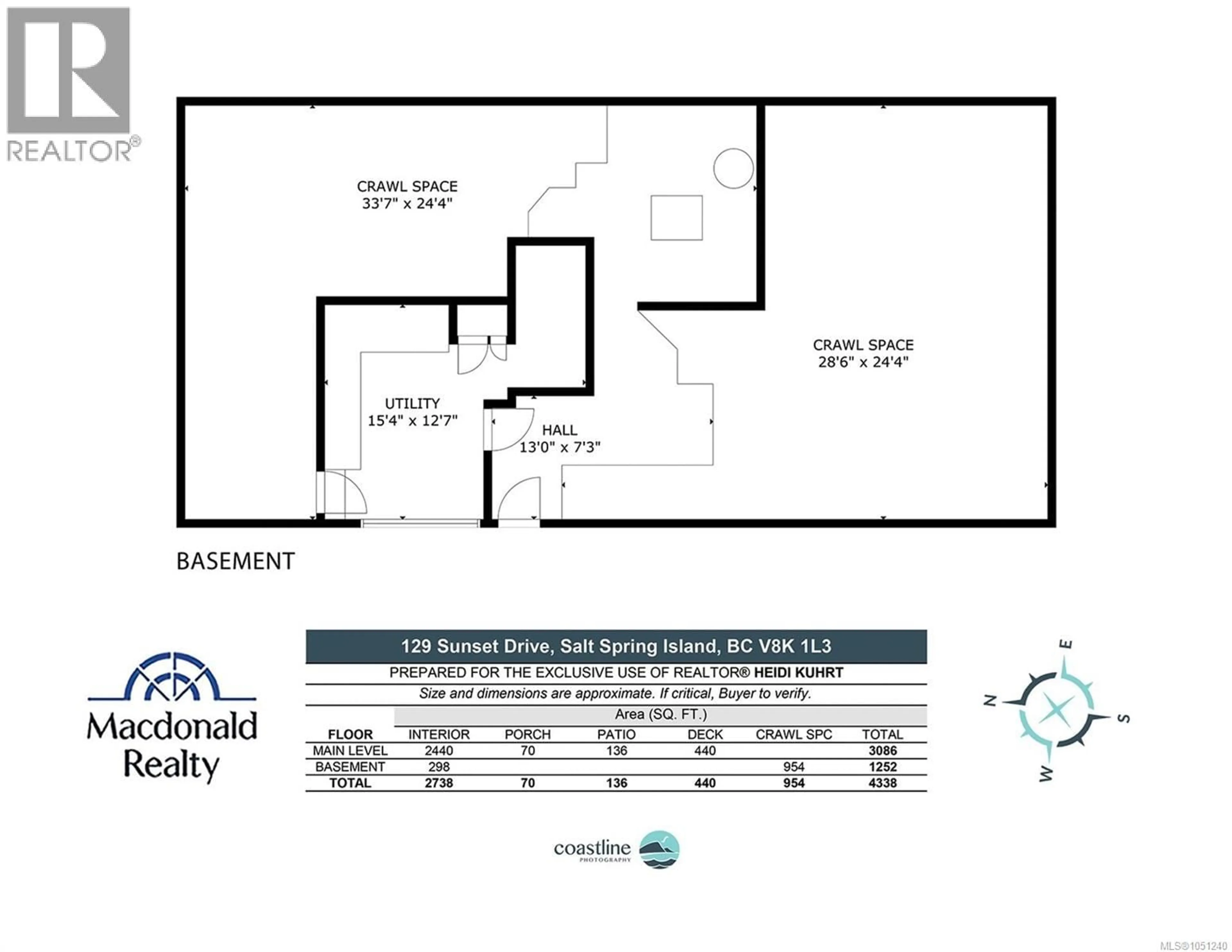 Floor plan for 129 SUNSET DRIVE, Salt Spring British Columbia V8K1L3