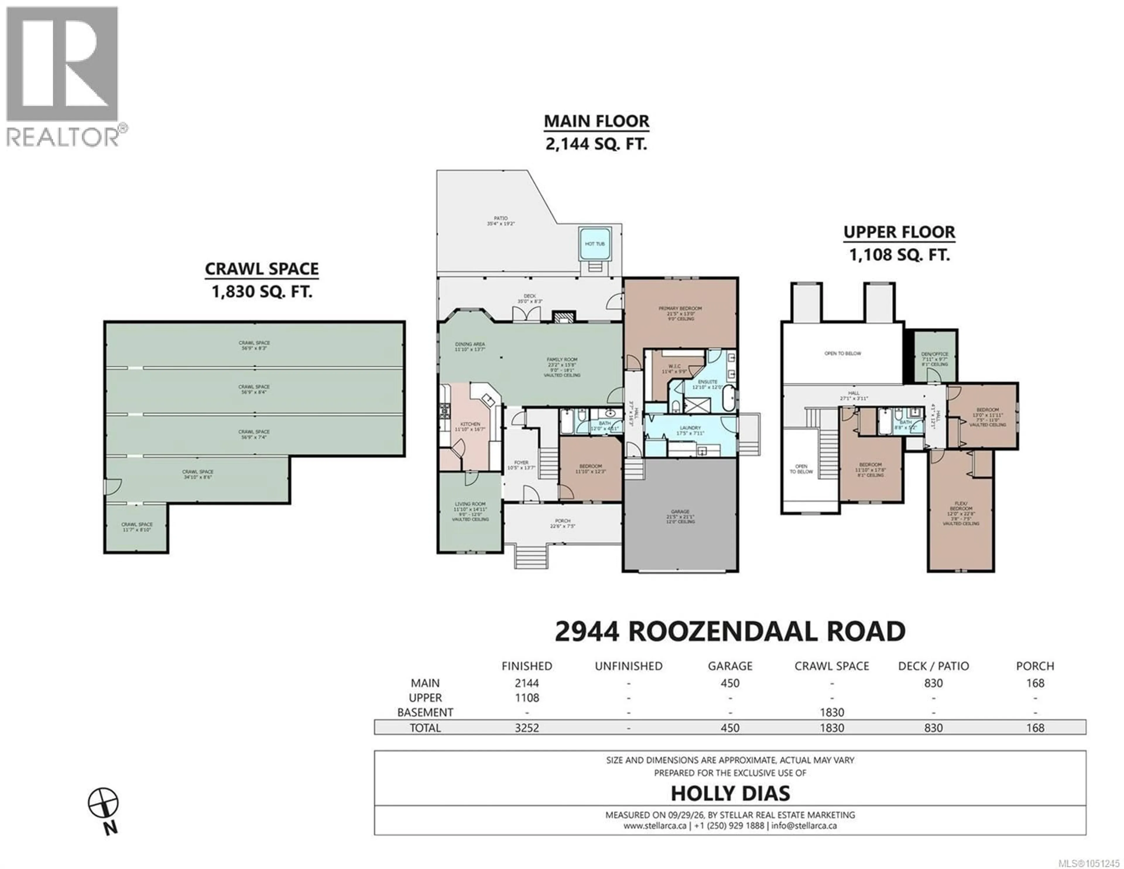Floor plan for 2944 ROOZENDAAL ROAD, Shawnigan Lake British Columbia V0R2W1