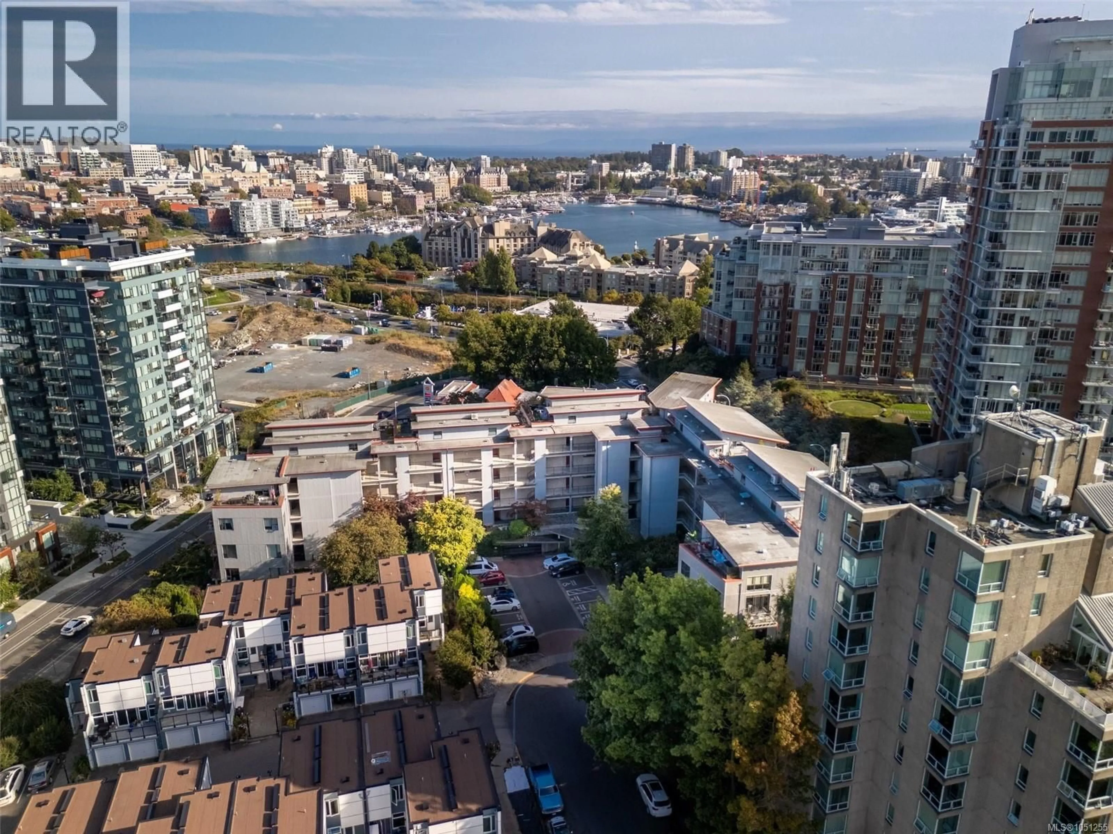 A pic from outside/outdoor area/front of a property/back of a property/a pic from drone, city buildings view from balcony for 212 - 455 SITKUM ROAD, Victoria British Columbia V9A7N9