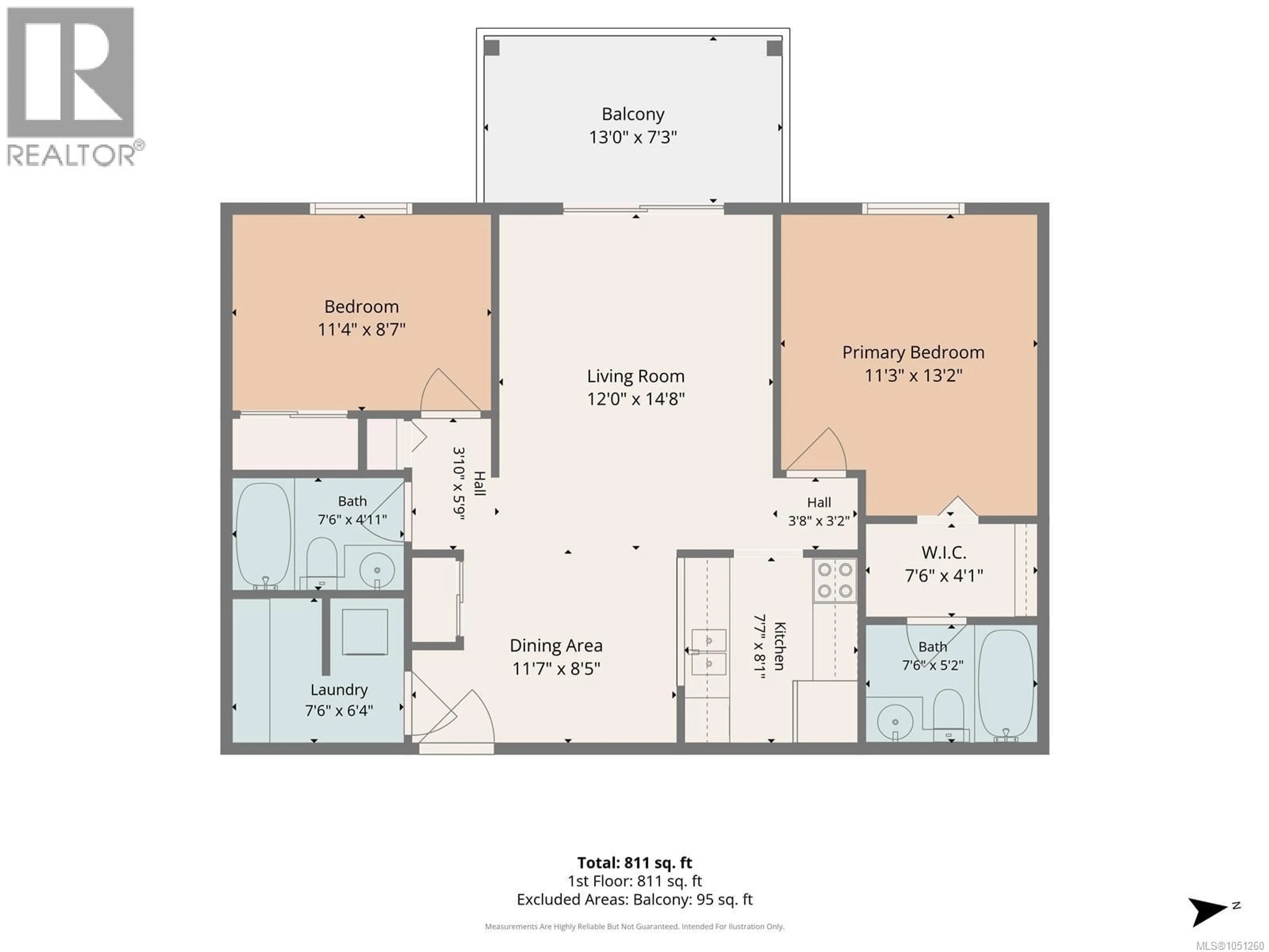 Floor plan for 205 - 4971 SONGBIRD PLACE, Nanaimo British Columbia V9T6L1