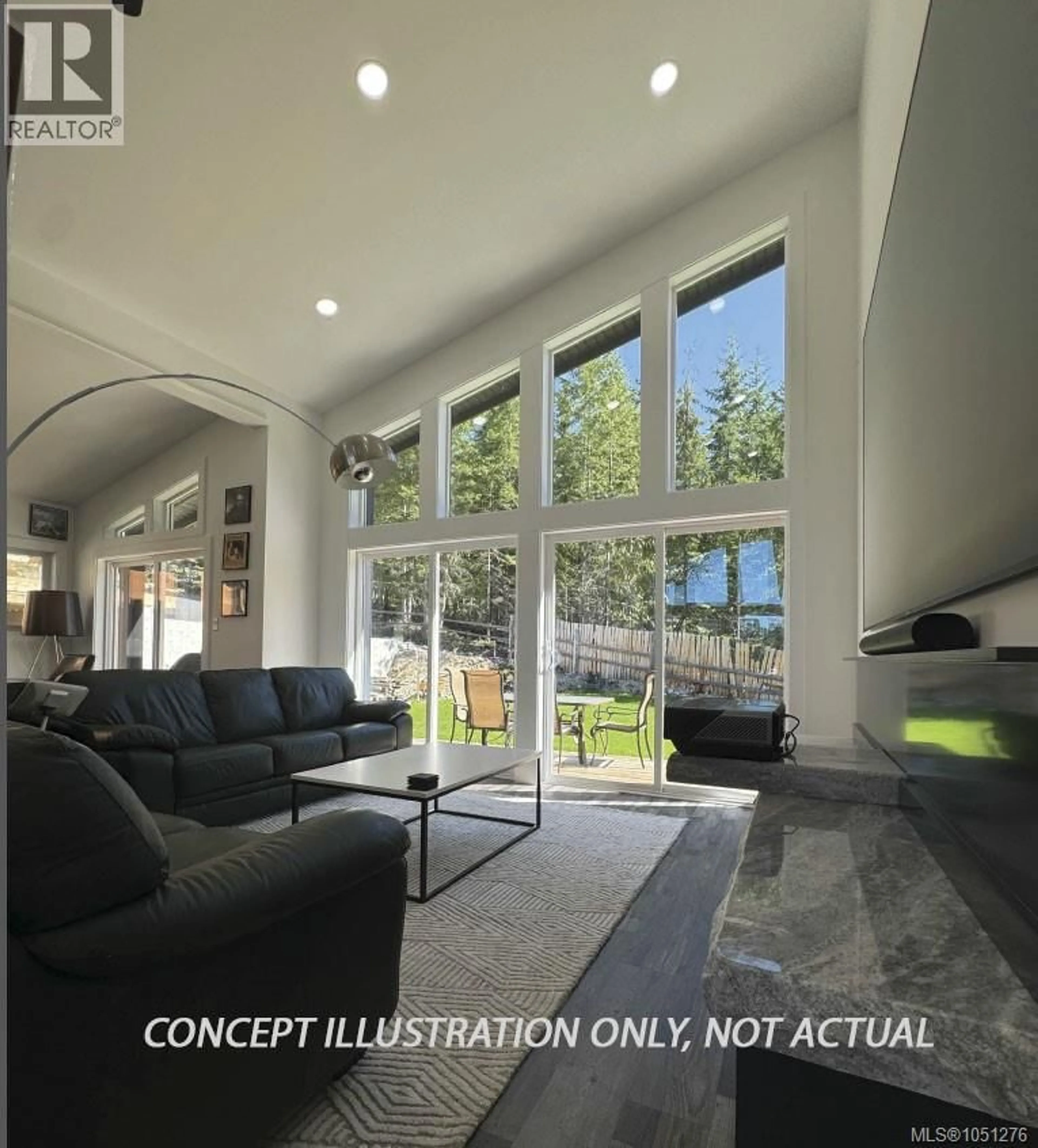 Living room with furniture, cement floor for 124 RAY KNIGHT DRIVE, Ladysmith British Columbia V9G0B8