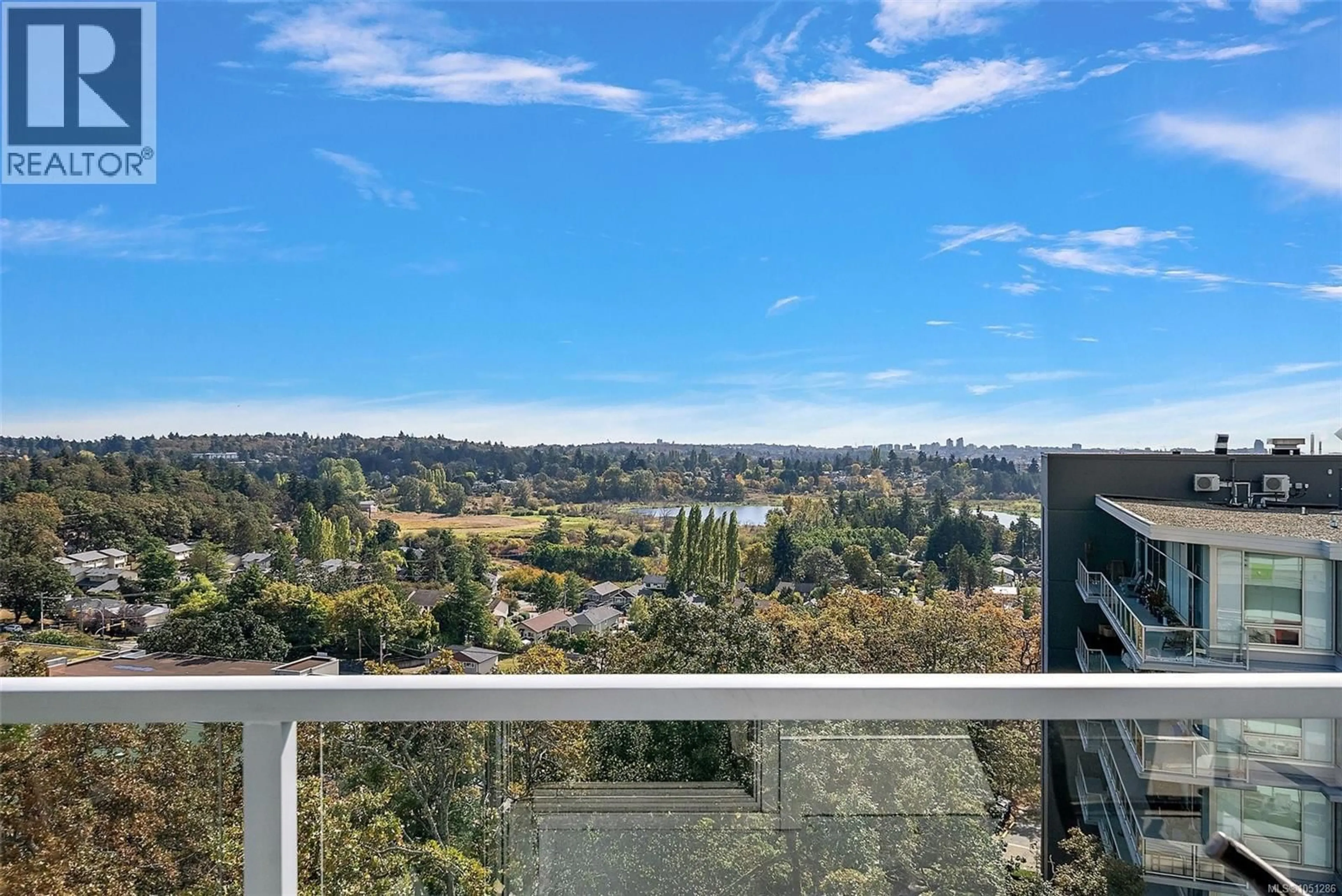 Balcony in the apartment, water/lake/river/ocean view for 703 - 4011 RAINBOW HILL LANE, Saanich British Columbia V8X0B6