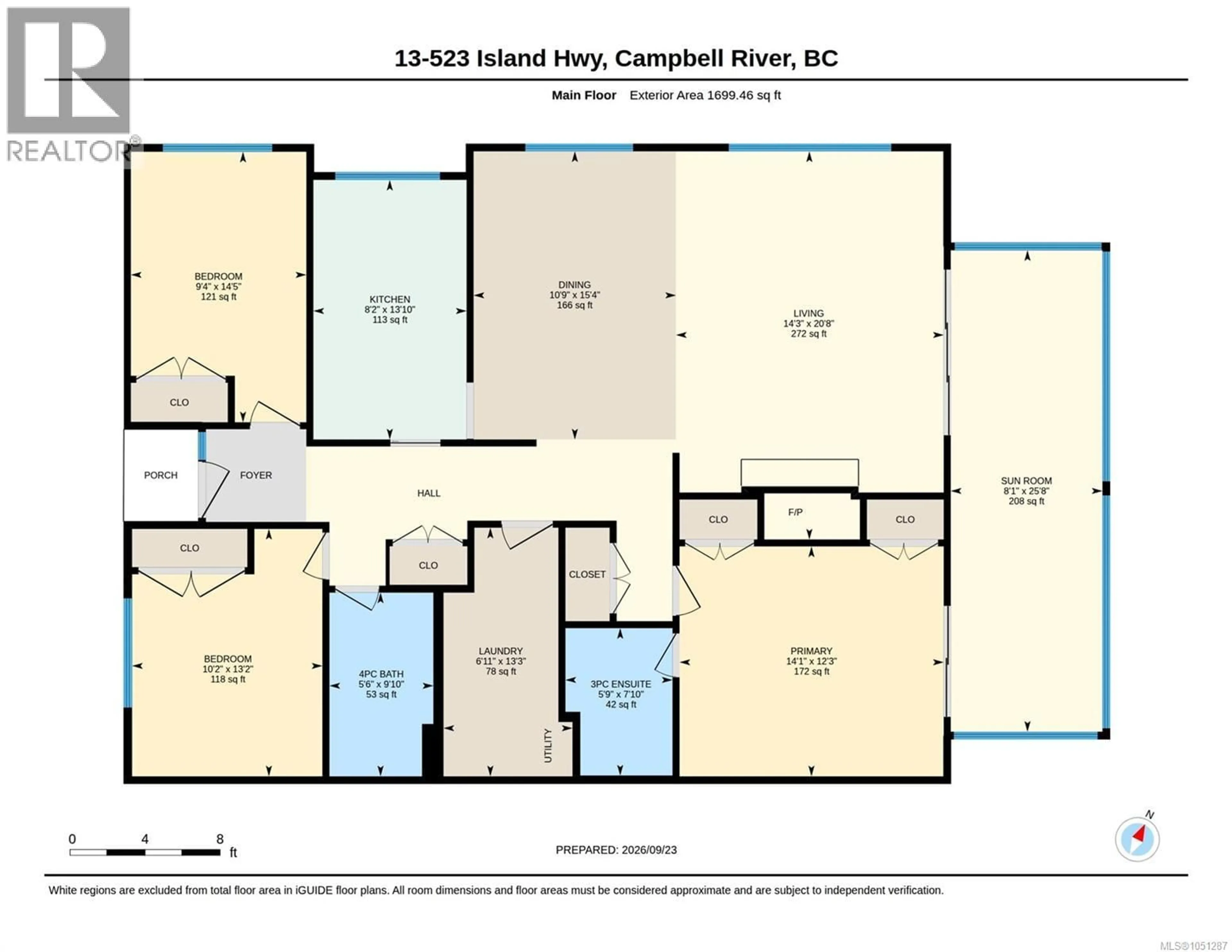Floor plan for 13 - 523 ISLAND HIGHWAY, Campbell River British Columbia V9W2B9