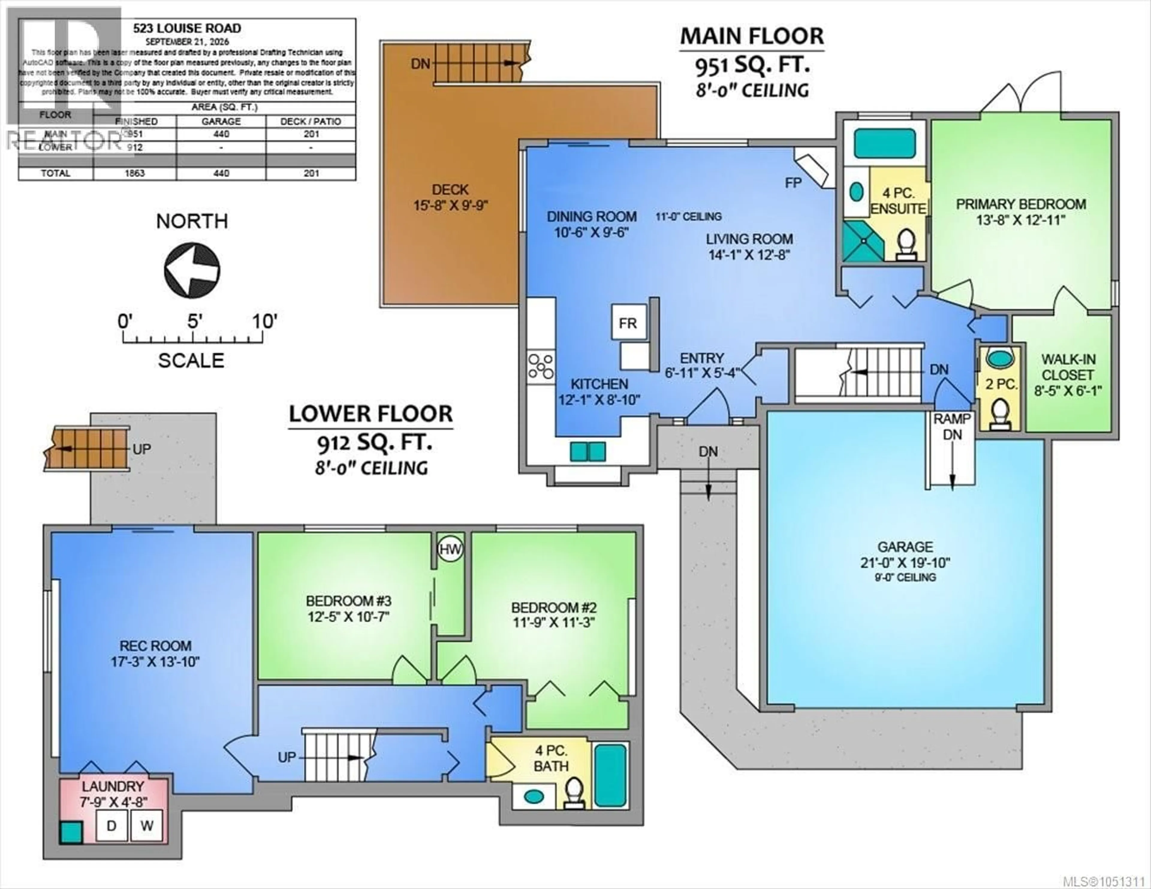 Floor plan for 523 LOUISE ROAD, Ladysmith British Columbia V9G1W7