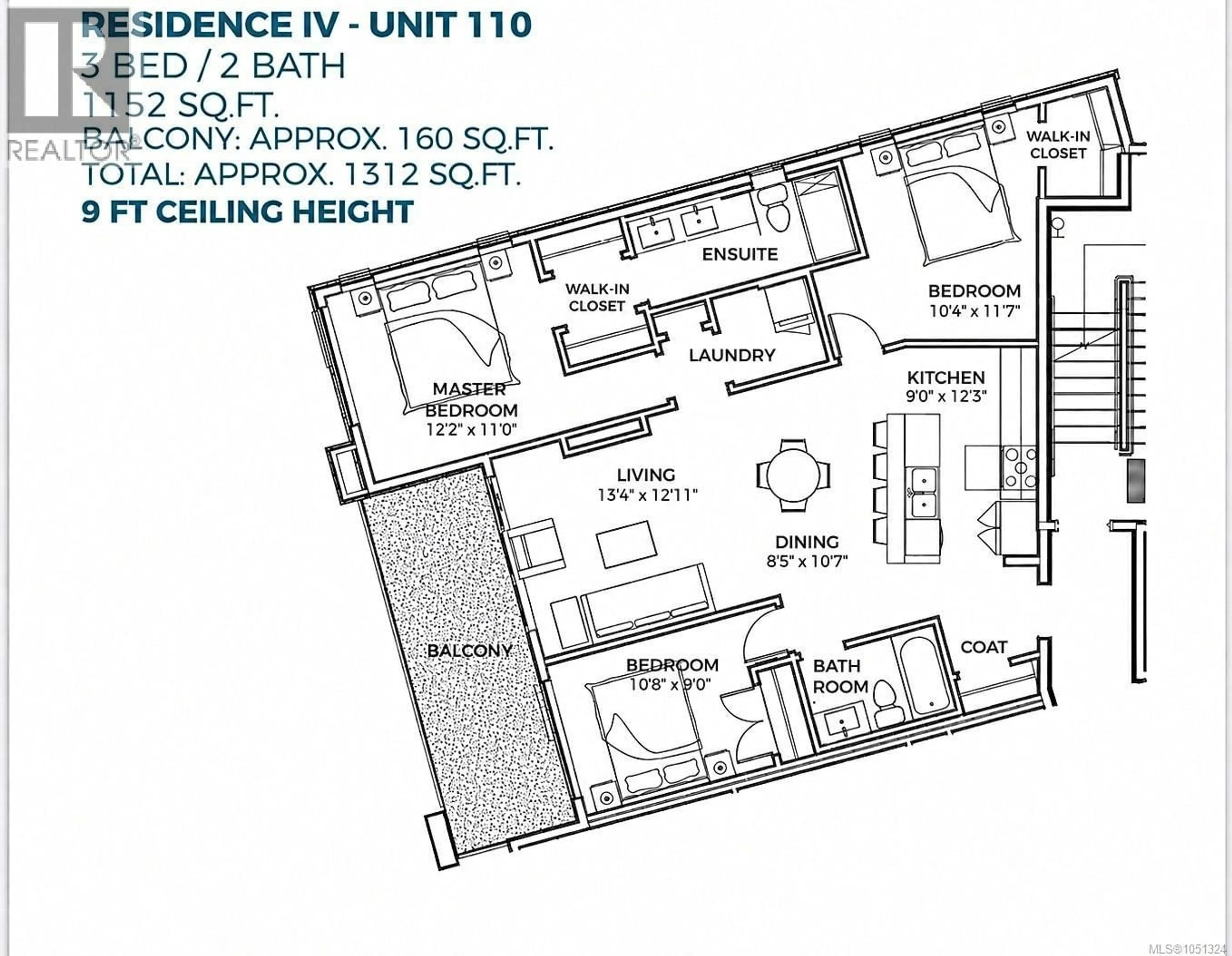 Floor plan for 110 - 958 PHAROAH MEWS, Langford British Columbia V9B7A1