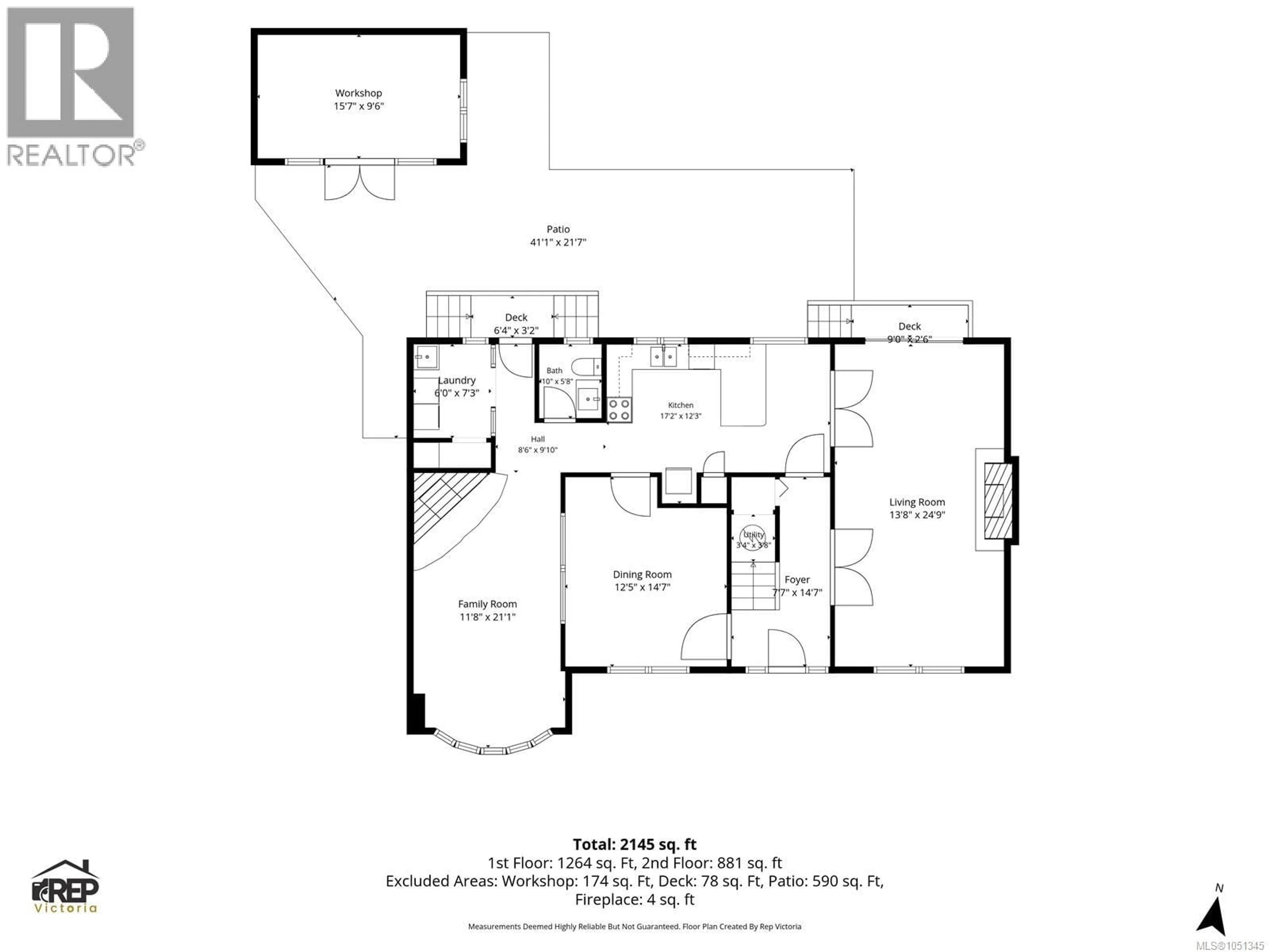 Floor plan for 3961 REYNOLDS COURT, Saanich British Columbia V8P5L9