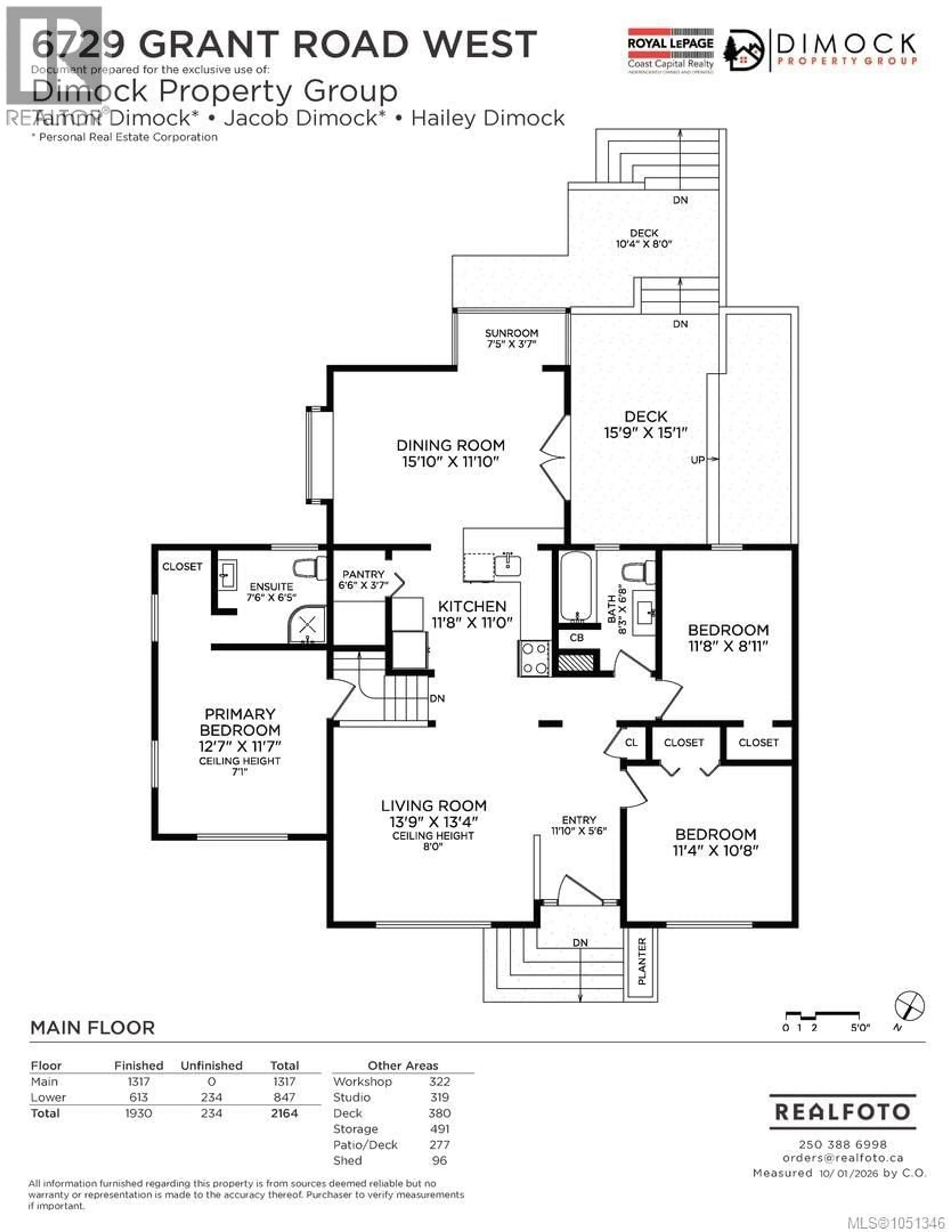 Floor plan for 6729 GRANT ROAD WEST, Sooke British Columbia V9Z0P5