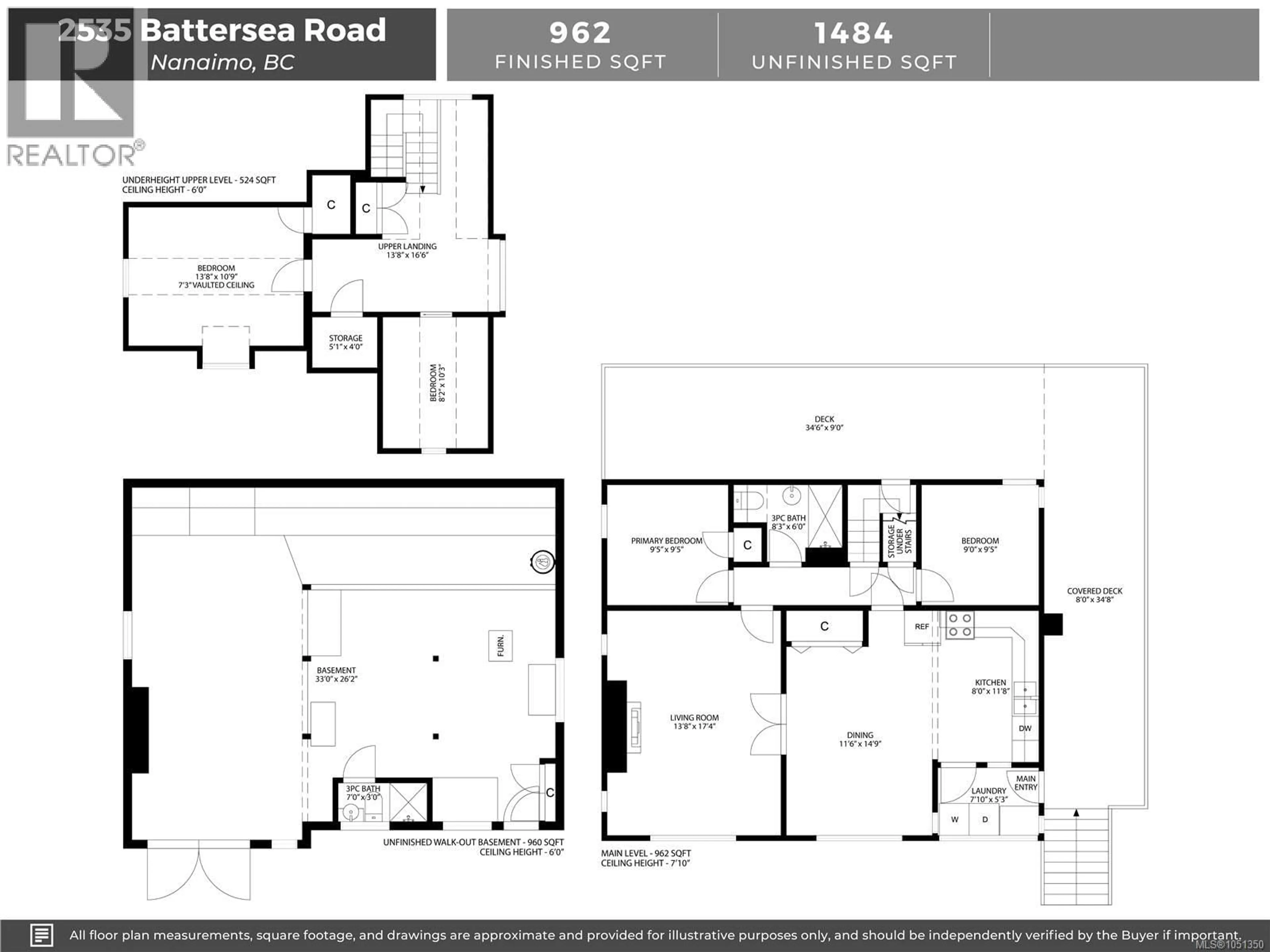 Floor plan for 2535 BATTERSEA ROAD, Nanaimo British Columbia V9S3X6