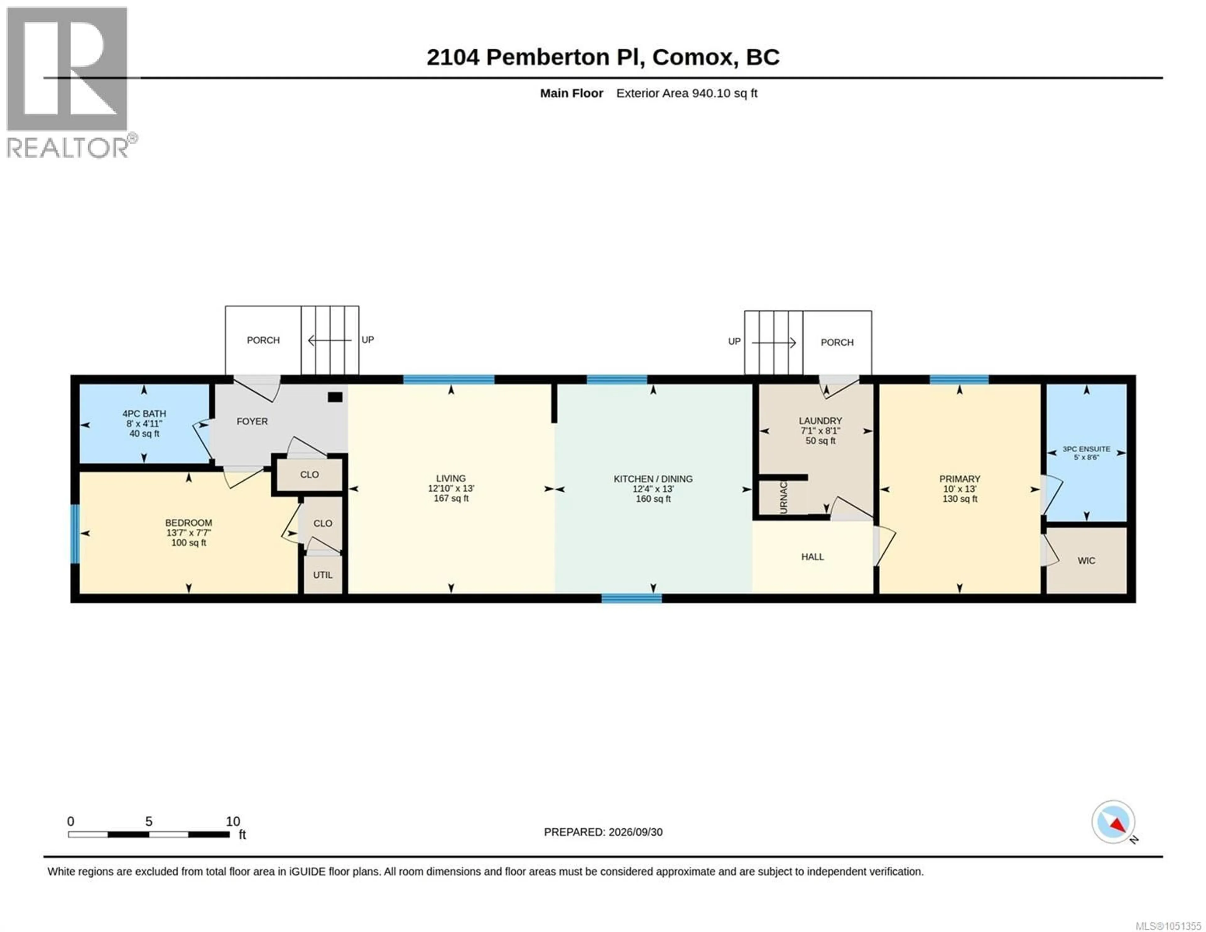 Floor plan for 2104 PEMBERTON PLACE, Comox British Columbia V9M3P8