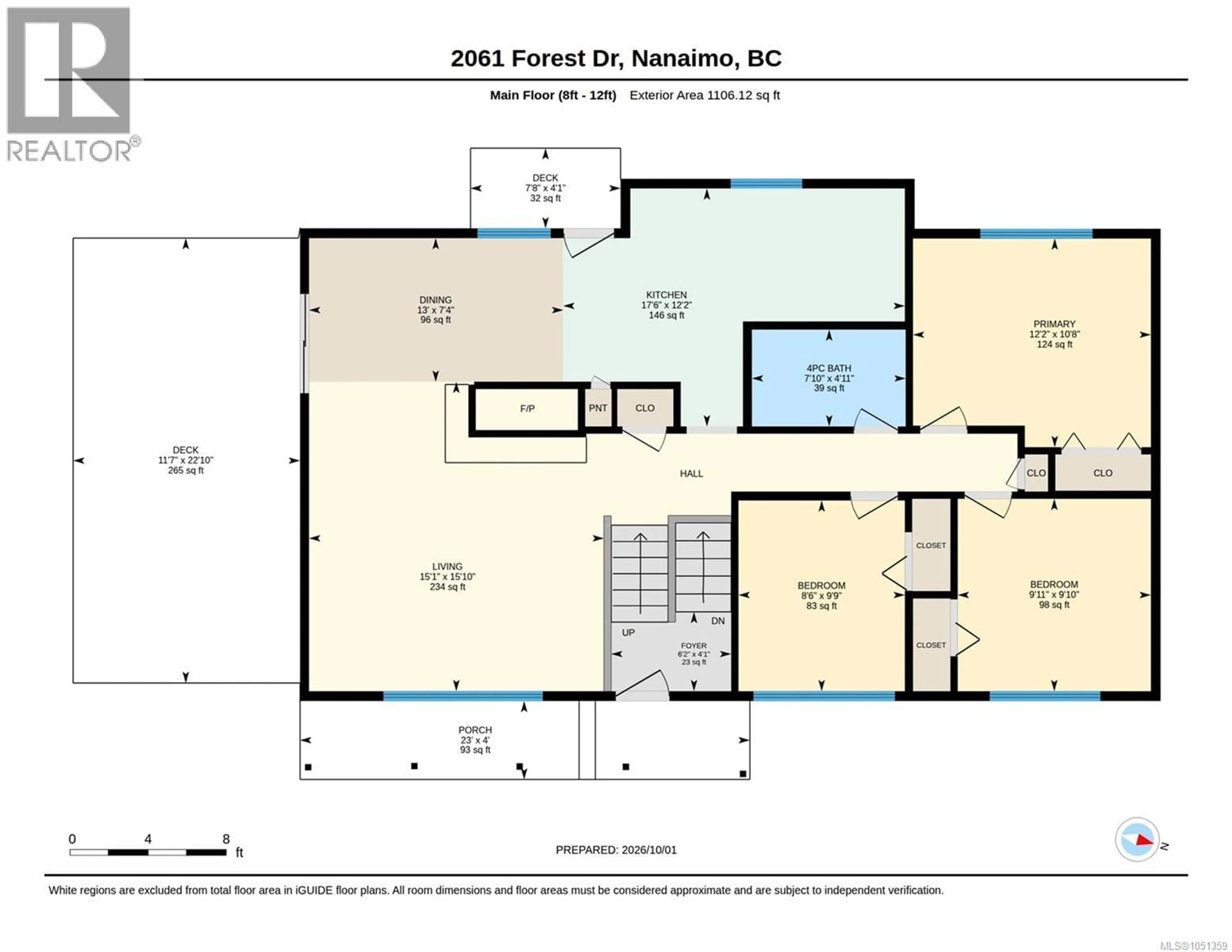 Floor plan for 2061 FOREST DRIVE, Nanaimo British Columbia V9S2R8