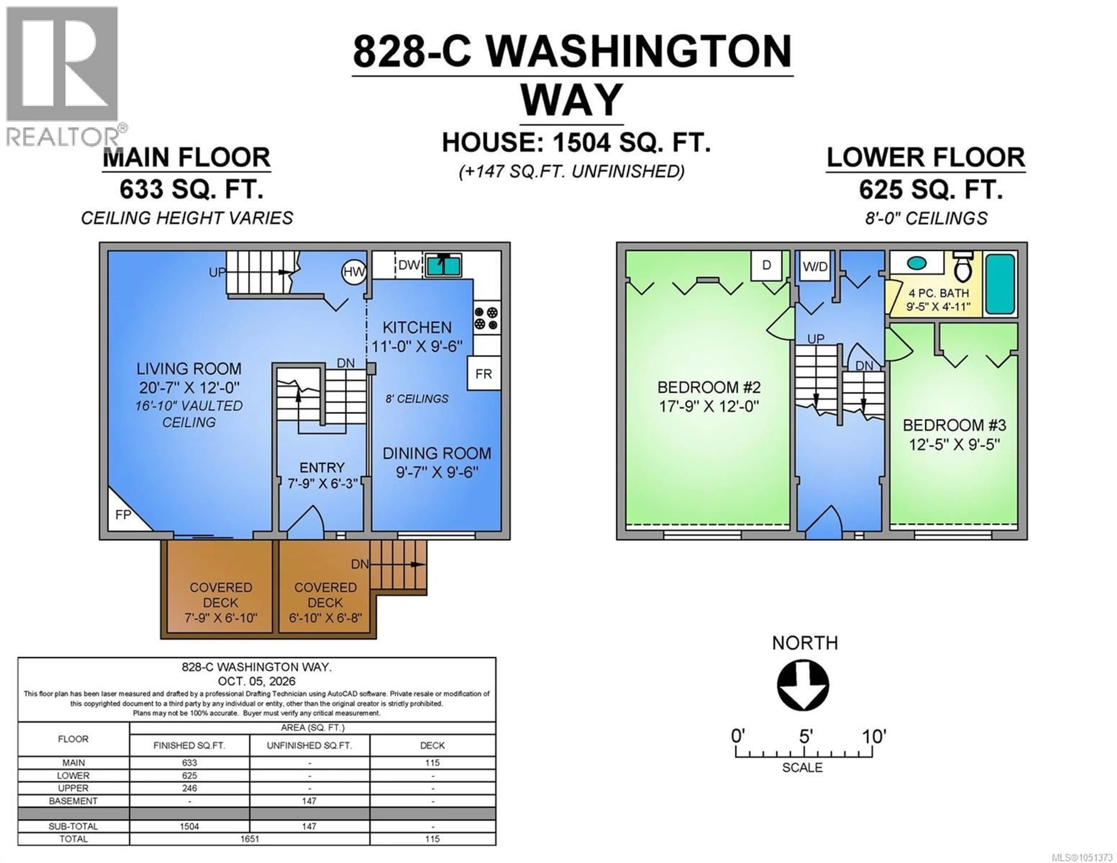 Floor plan for C - 828 WASHINGTON WAY, Courtenay British Columbia V9J1L0