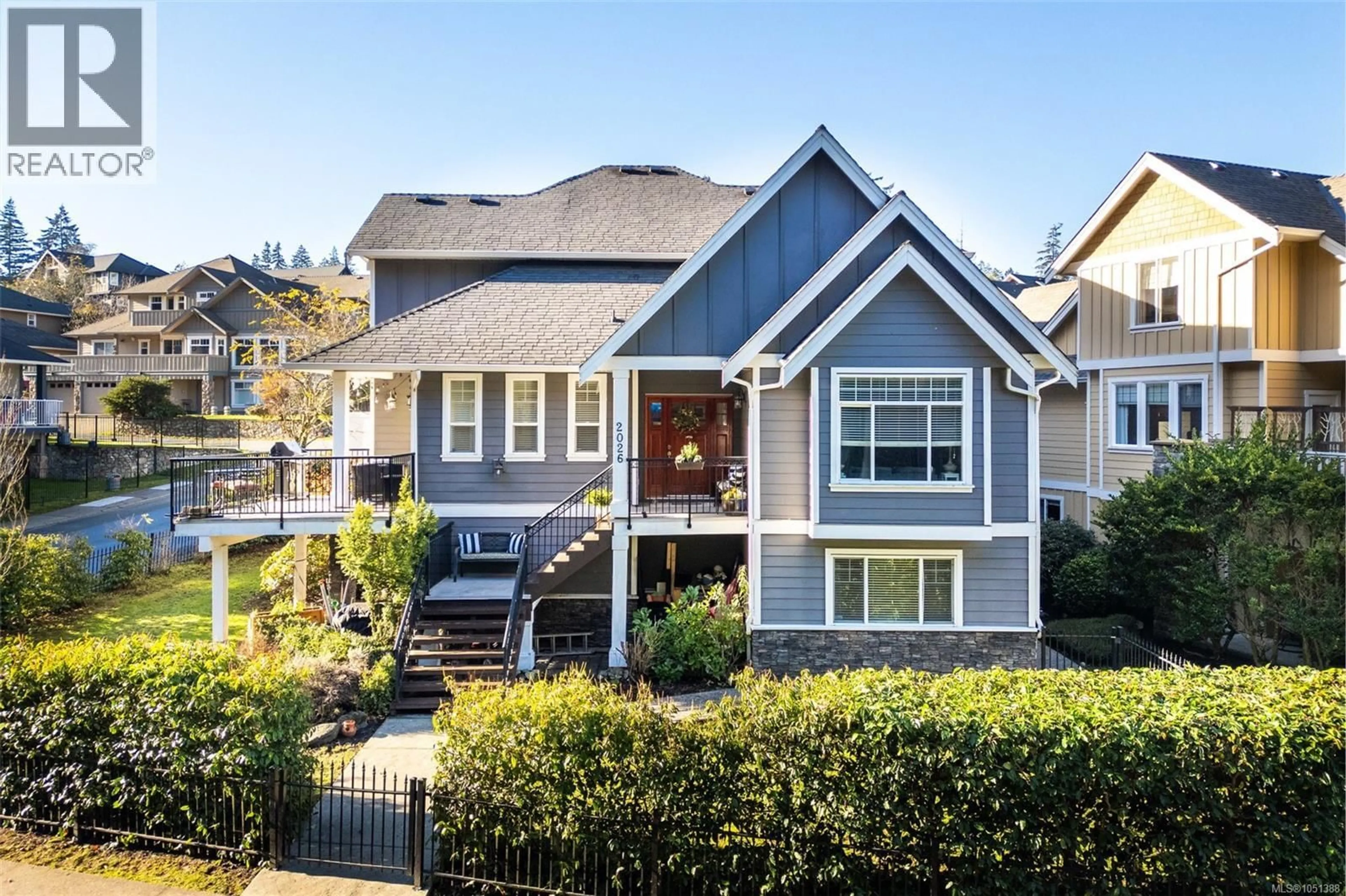 Home with vinyl exterior material, street for 2026 HANNINGTON ROAD, Langford British Columbia V9B6R6