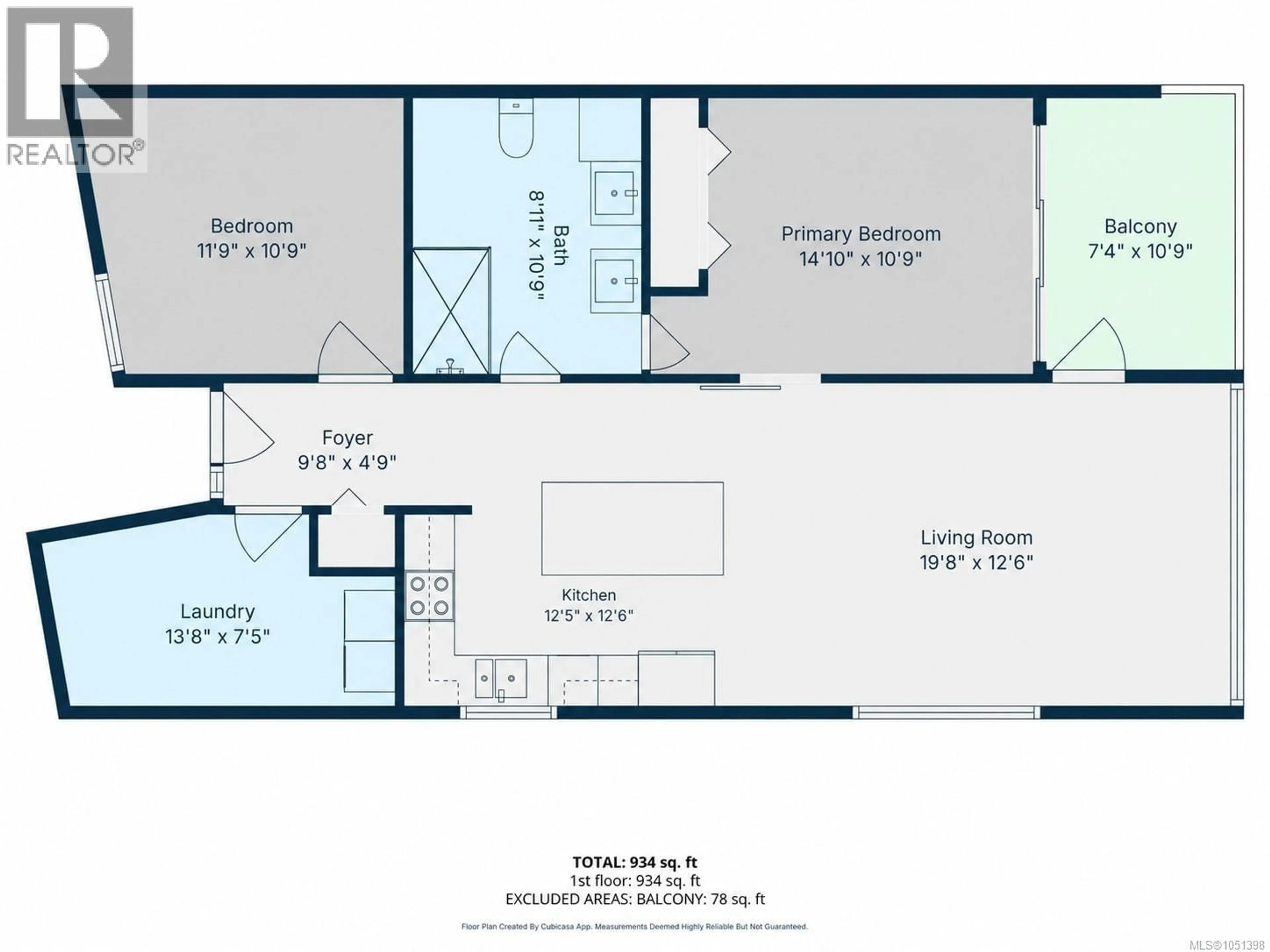 Floor plan for 205 - 2740 ISLAND HIGHWAY, Campbell River British Columbia V9W1C7