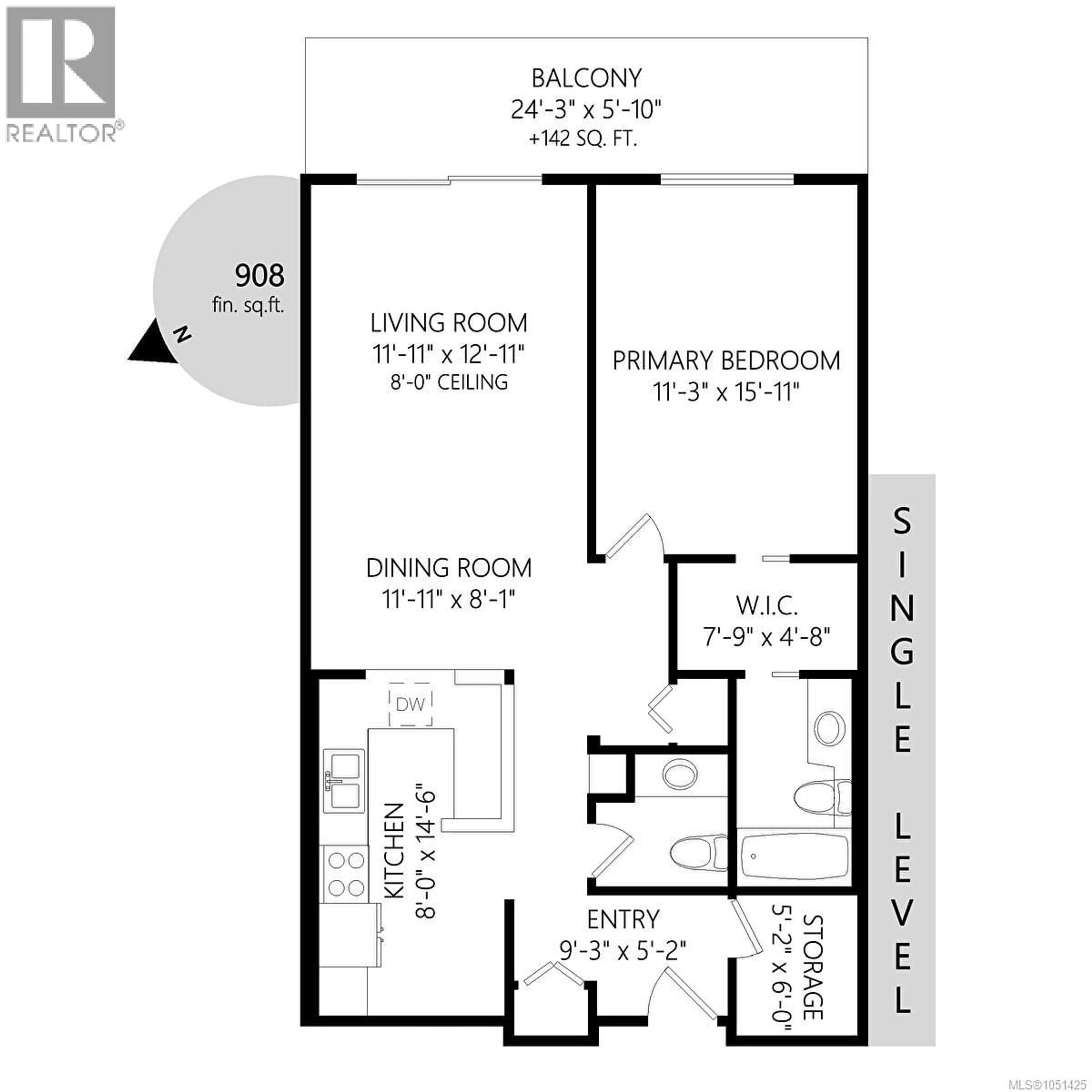 Floor plan for 105 - 10461 RESTHAVEN DRIVE, Sidney British Columbia V8L3H6