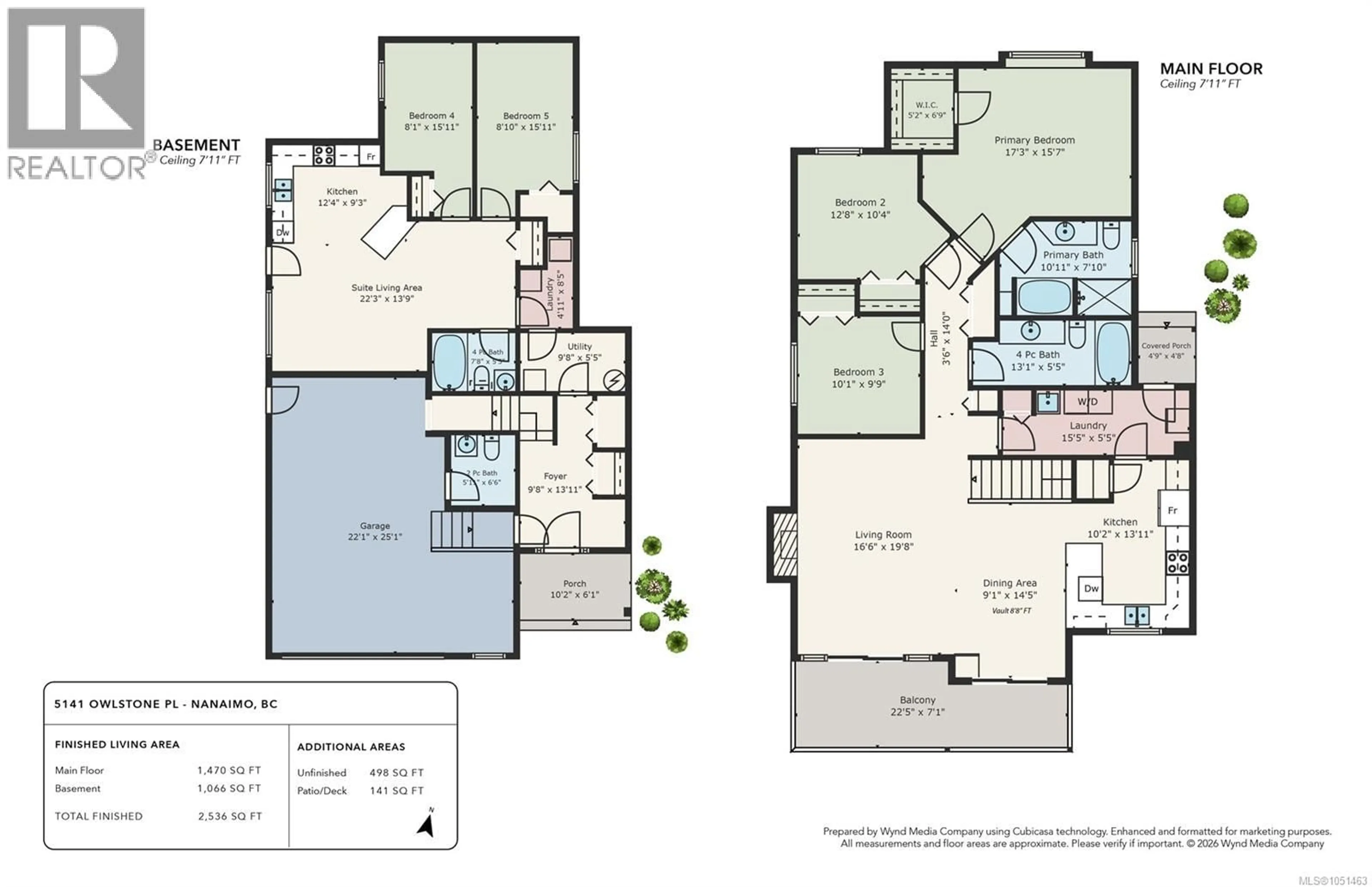 Floor plan for 5141 OWLSTONE PLACE, Nanaimo British Columbia V9T0B4