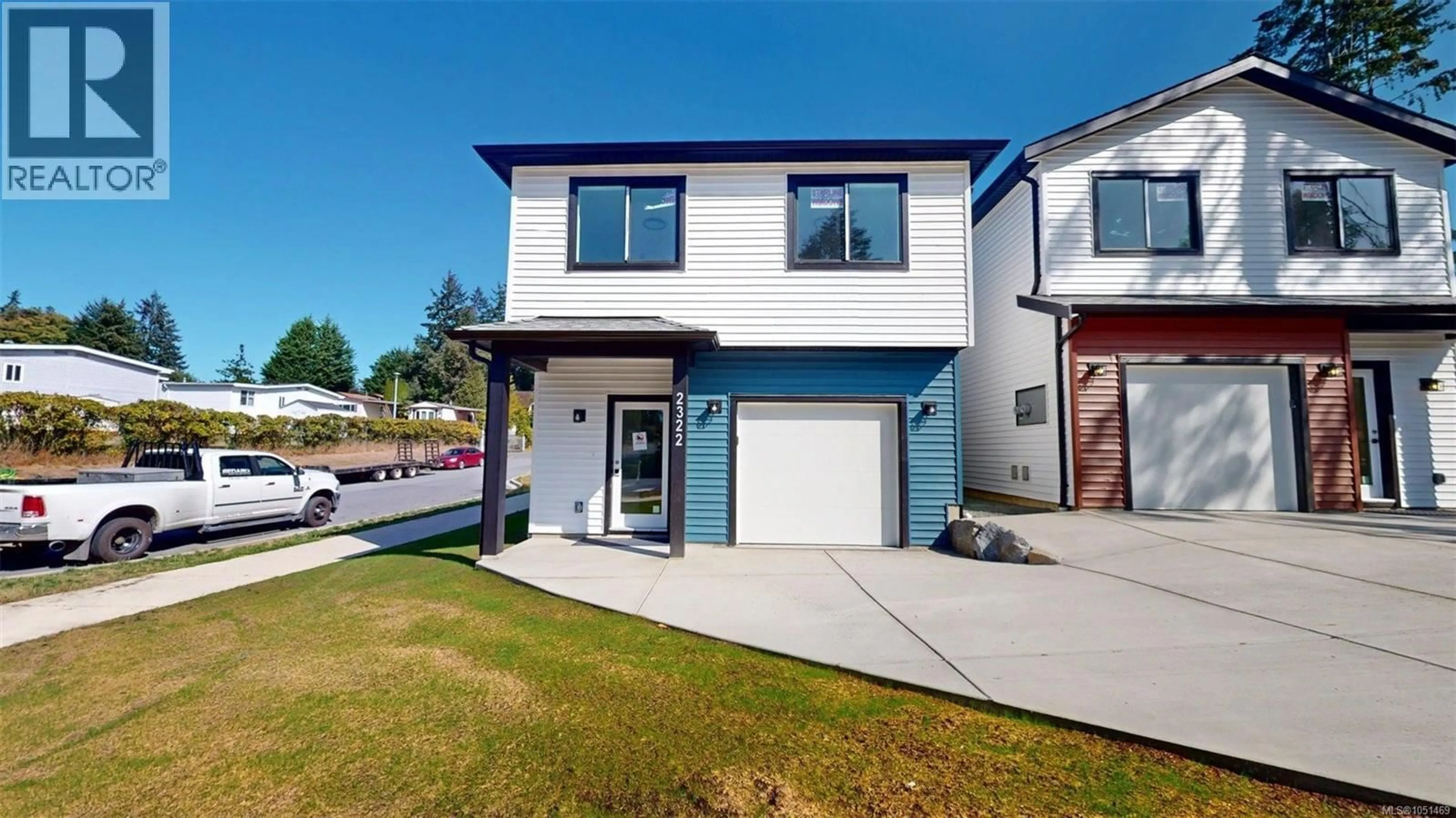 Home with vinyl exterior material, street for 2322 SPARROW LANE, Nanaimo British Columbia V9T3S4