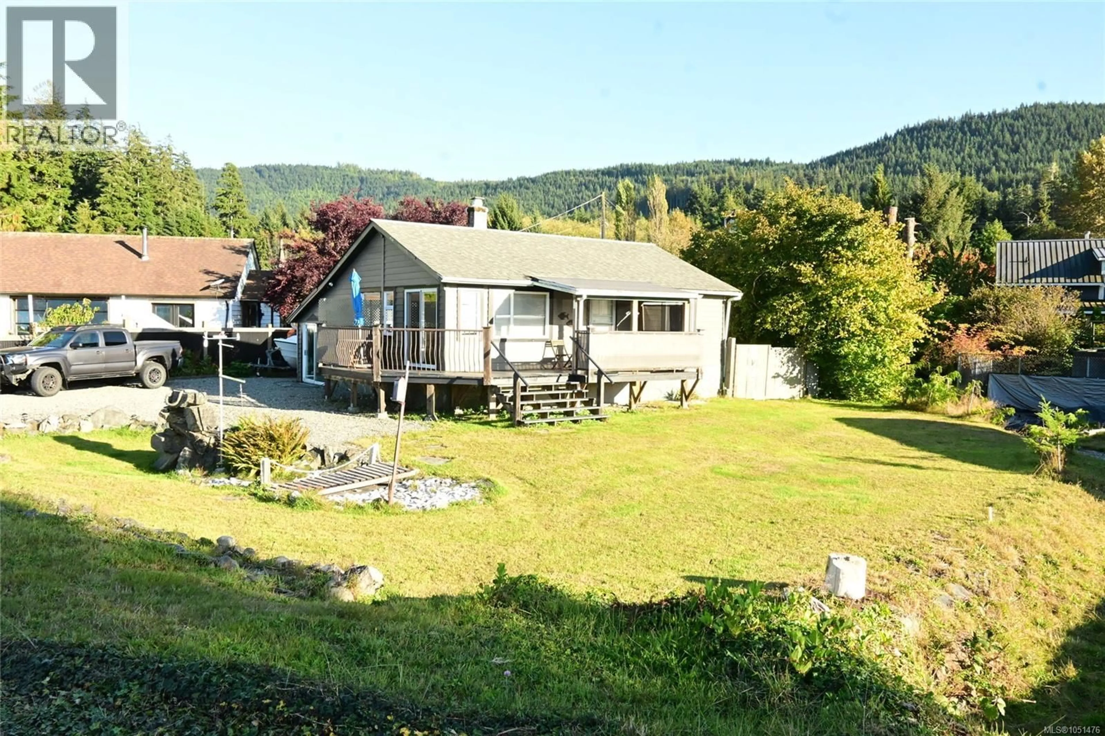 A pic from outside/outdoor area/front of a property/back of a property/a pic from drone, mountain view for 16985 CLO-OOSE PLACE, Port Renfrew British Columbia V0S1K0