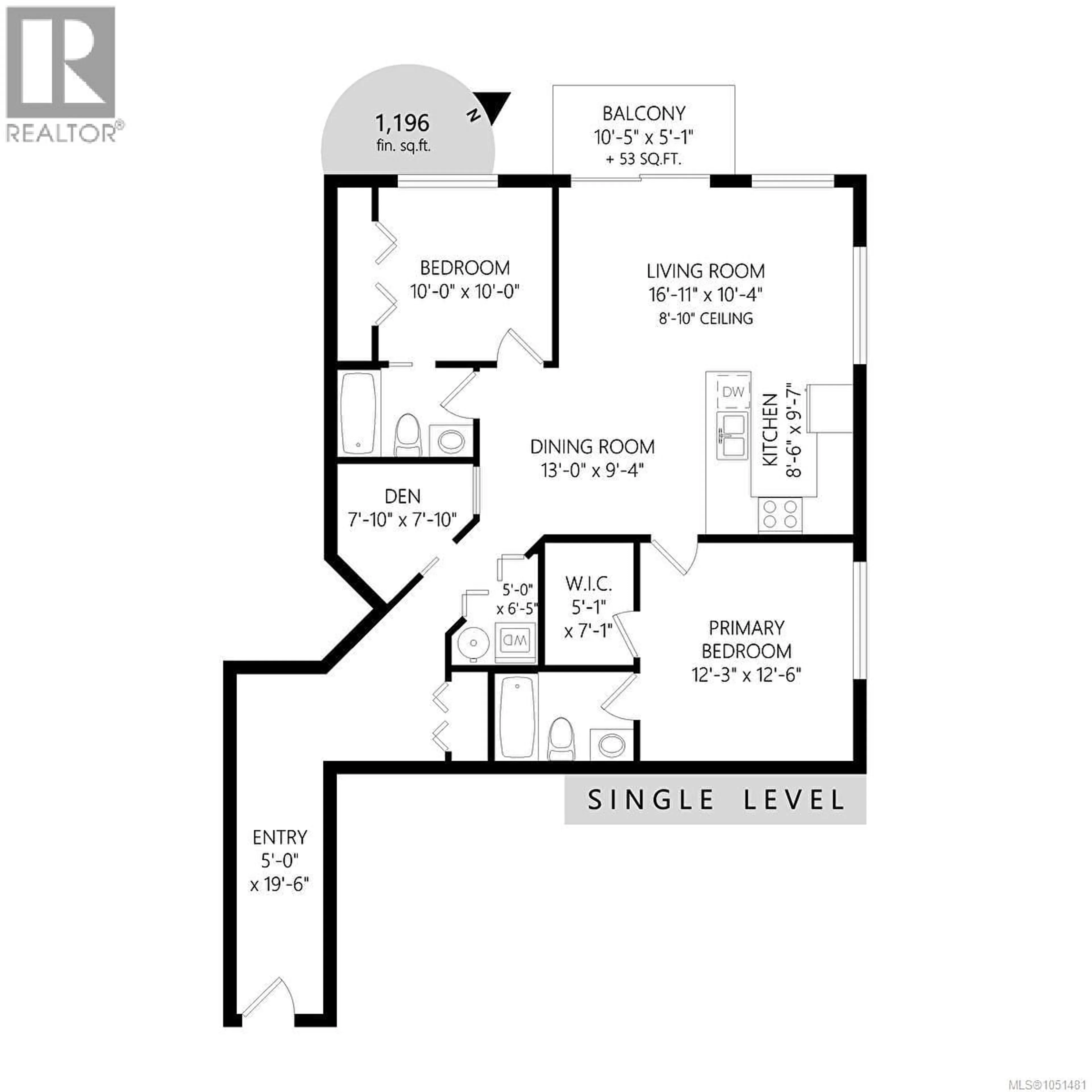 Floor plan for 204 - 866 GOLDSTREAM AVENUE, Langford British Columbia V9B0J3