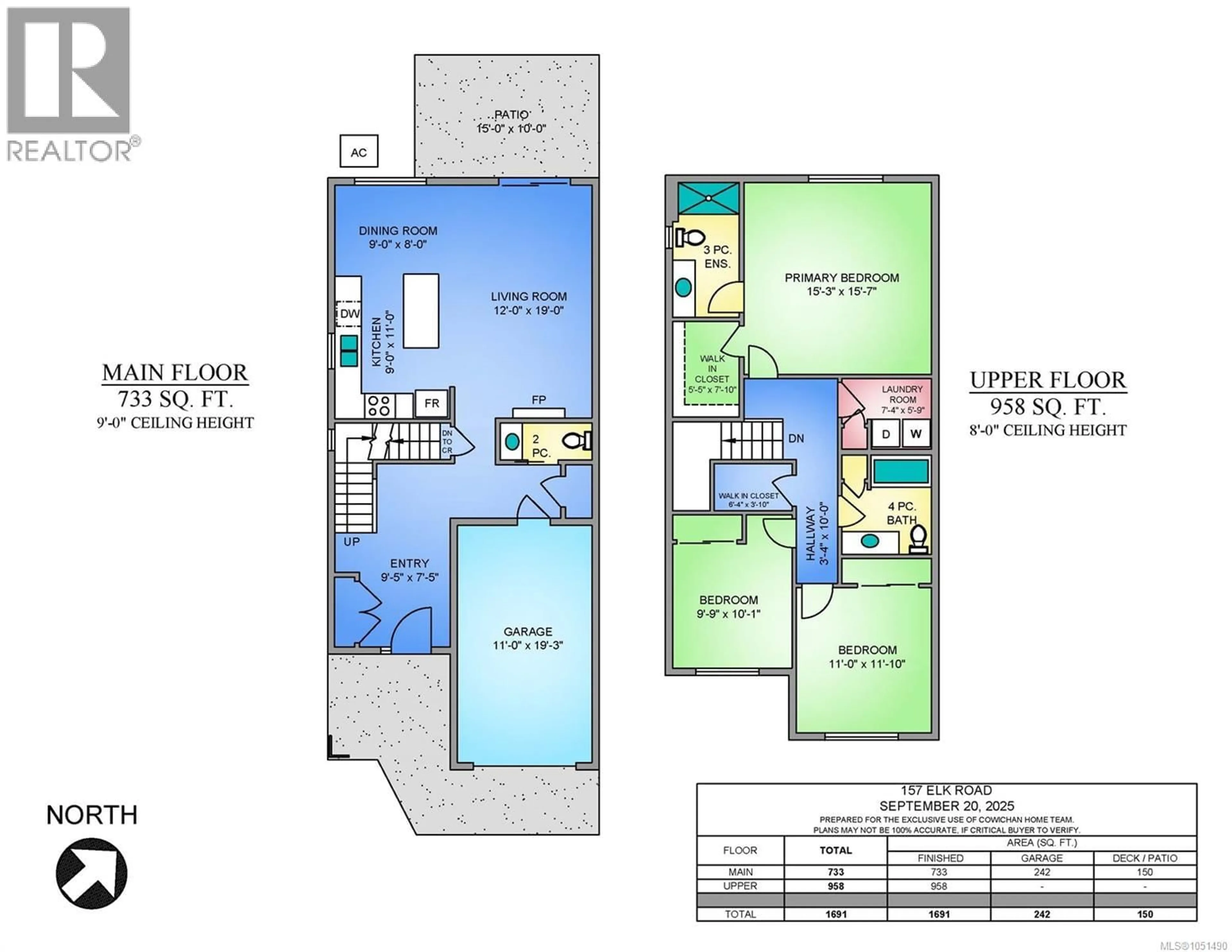 Floor plan for 153 ELK ROAD, Lake Cowichan British Columbia V0R2G0