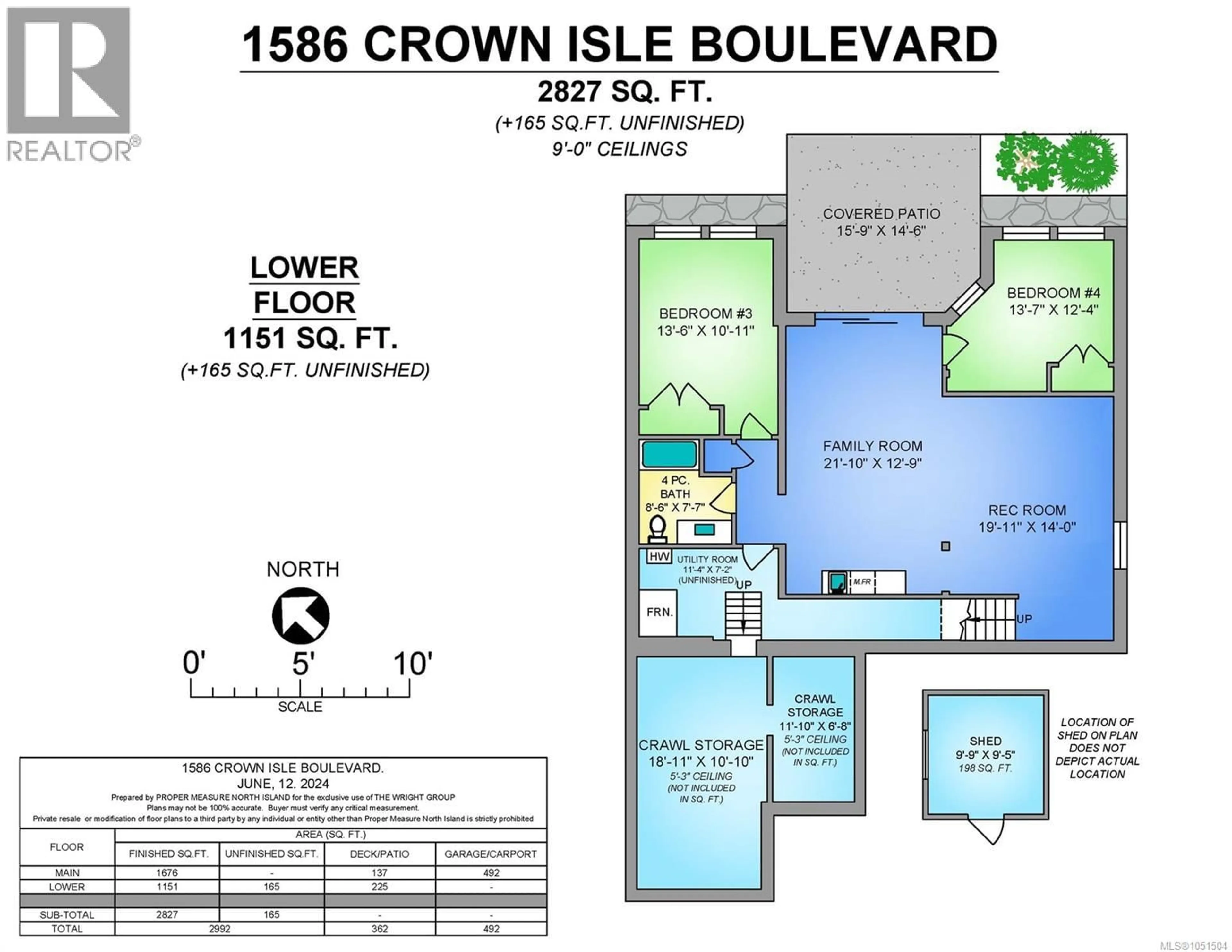 Floor plan for 1586 CROWN ISLE BOULEVARD, Courtenay British Columbia V9N0G3