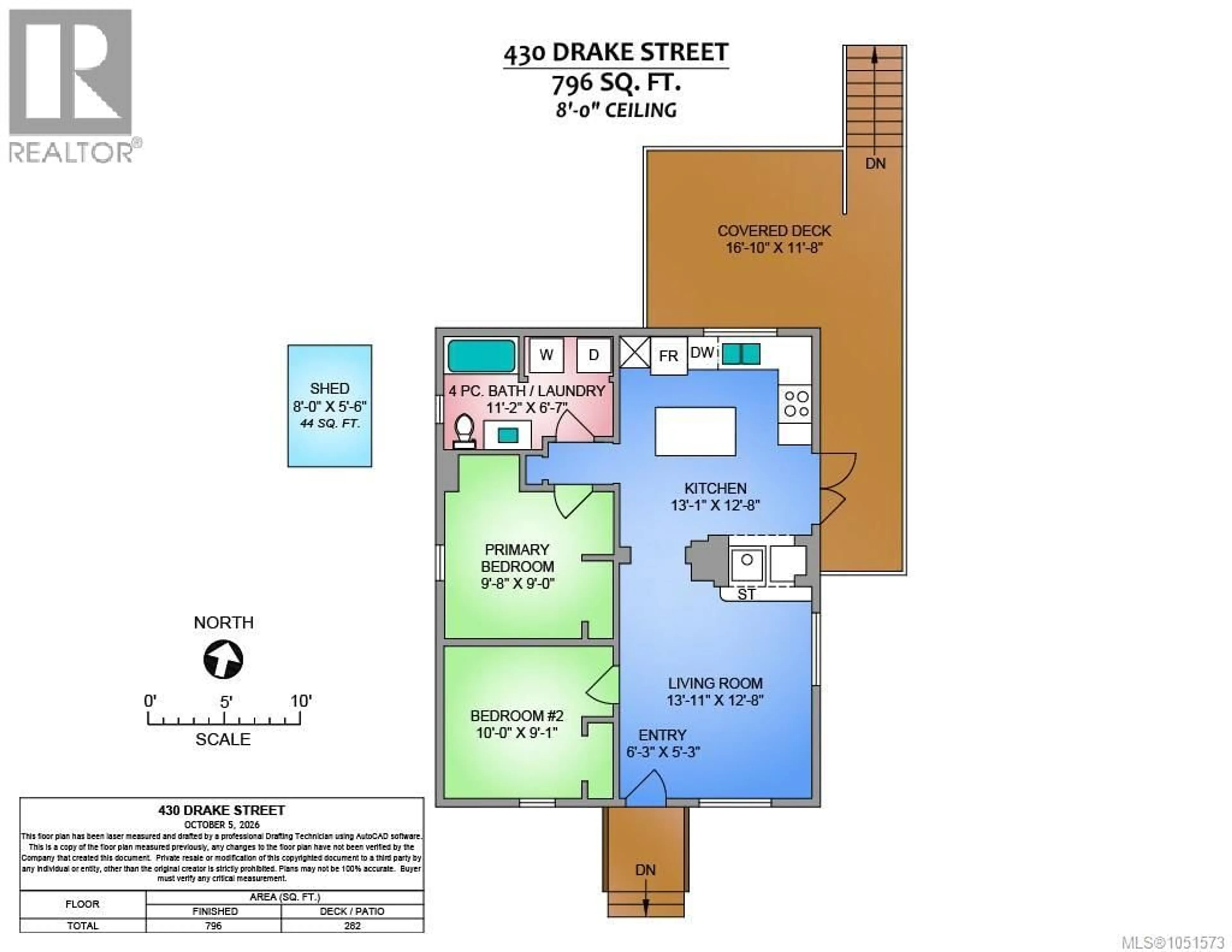 Floor plan for 430 DRAKE STREET, Nanaimo British Columbia V9S2S9