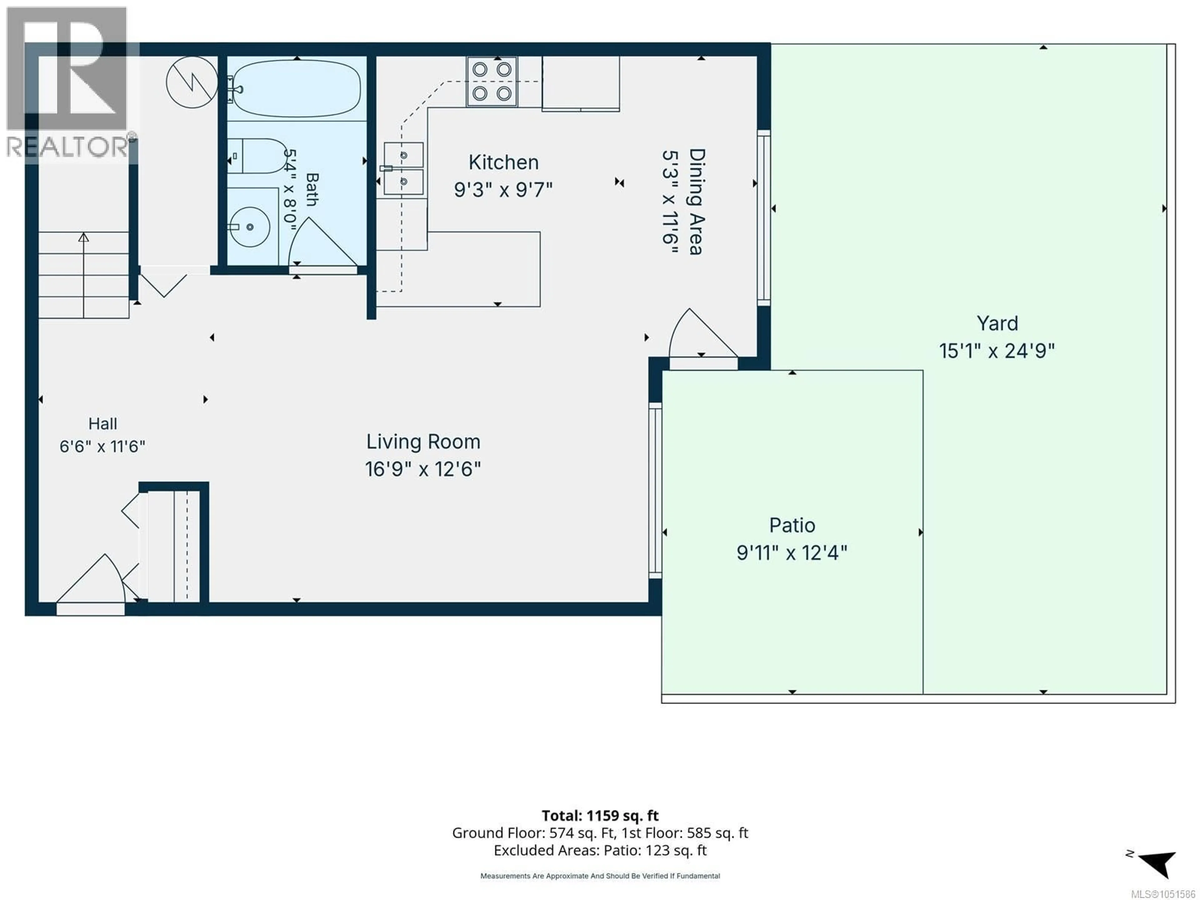 Floor plan for 103 - 2157 RIDGEMONT PLACE, Nanaimo British Columbia V9T0C8