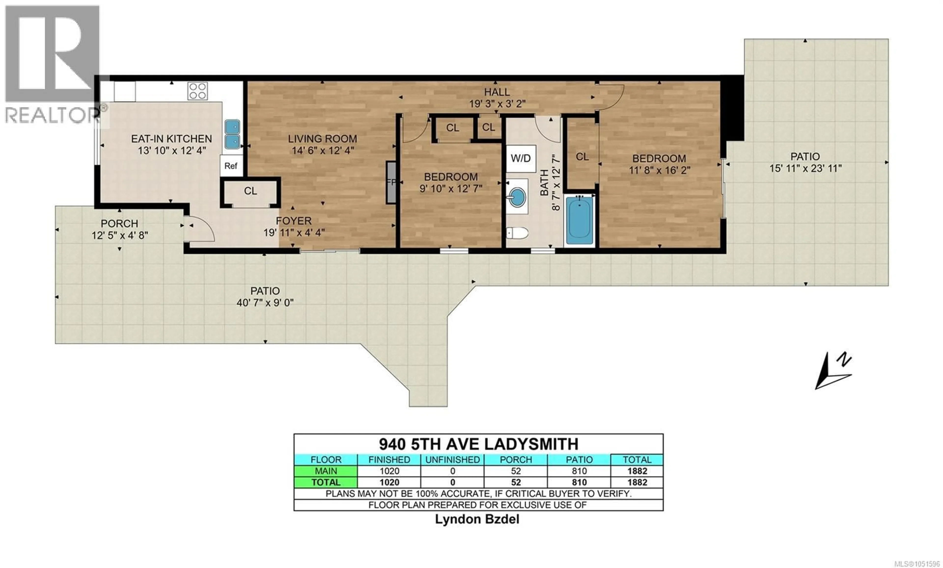 Floor plan for 940 5TH AVENUE, Ladysmith British Columbia V9G1A2