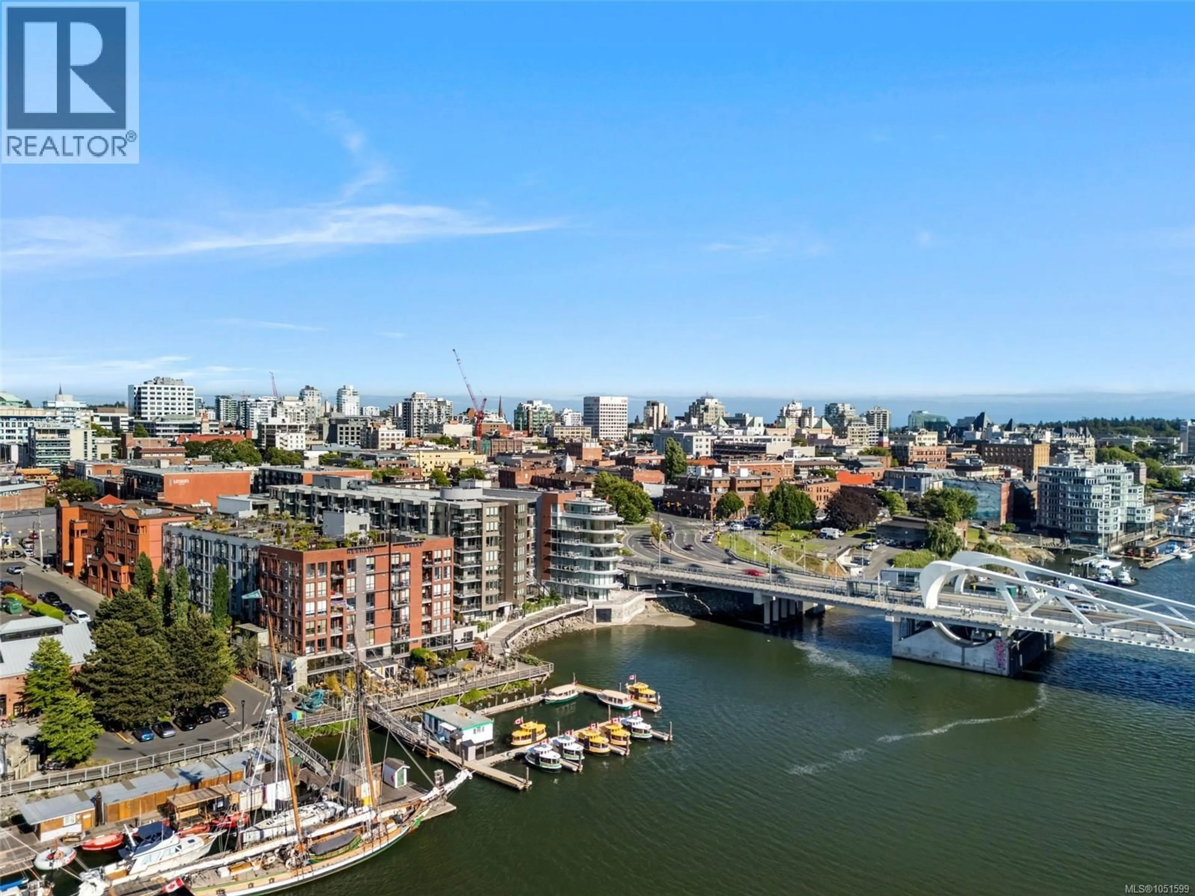 A pic from outside/outdoor area/front of a property/back of a property/a pic from drone, city buildings view from balcony for 119 - 409 SWIFT STREET, Victoria British Columbia V8W1V4