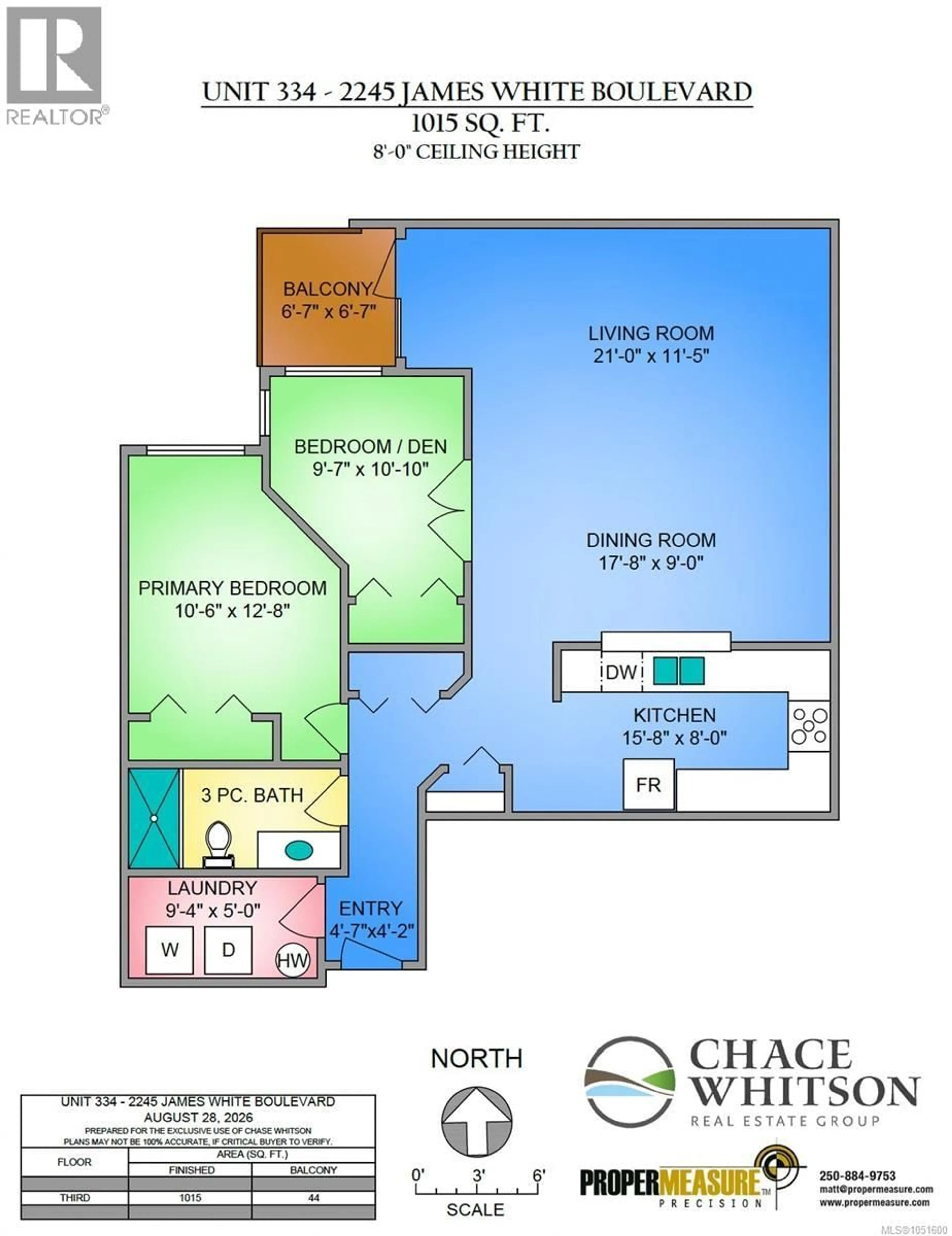 Floor plan for 334 - 2245 JAMES WHITE BOULEVARD, Sidney British Columbia V8L1Z5