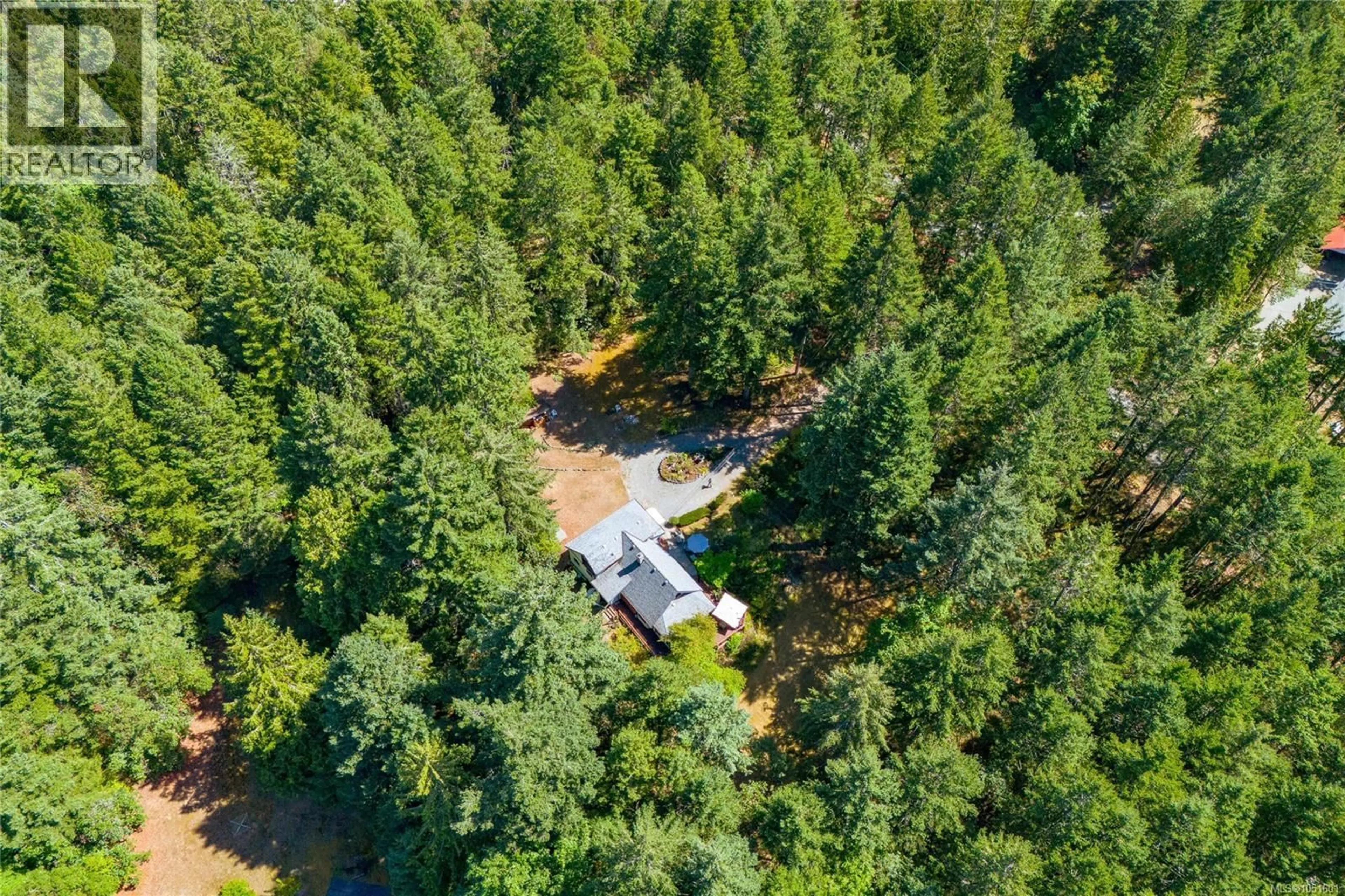 A pic from outside/outdoor area/front of a property/back of a property/a pic from drone, forest/trees view for 13725 JENNIFER ROAD, Ladysmith British Columbia V9G1G4
