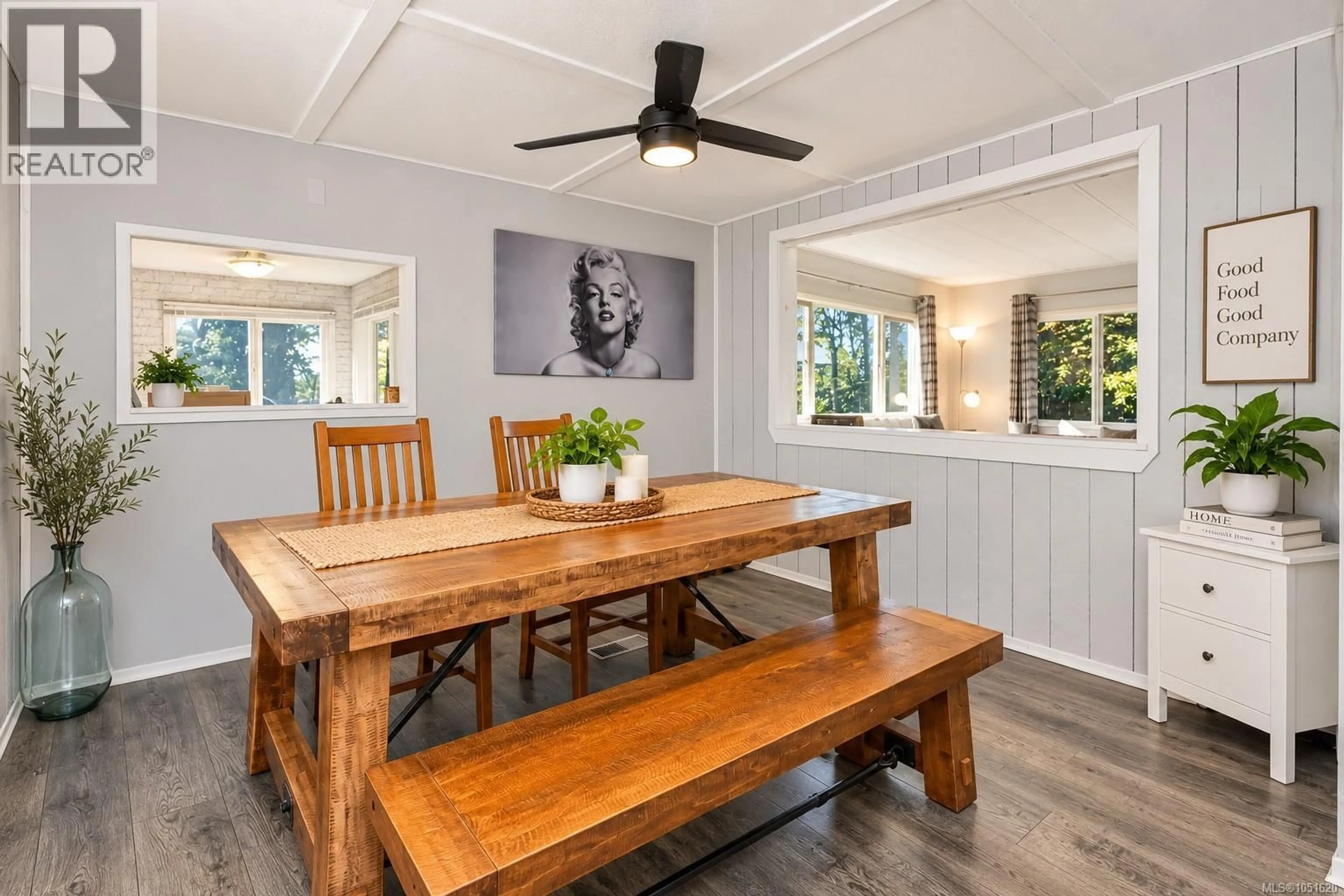 Dining room, wood/laminate floor for 13 - 5838 BLYTHWOOD ROAD, Sooke British Columbia V9Z1H7