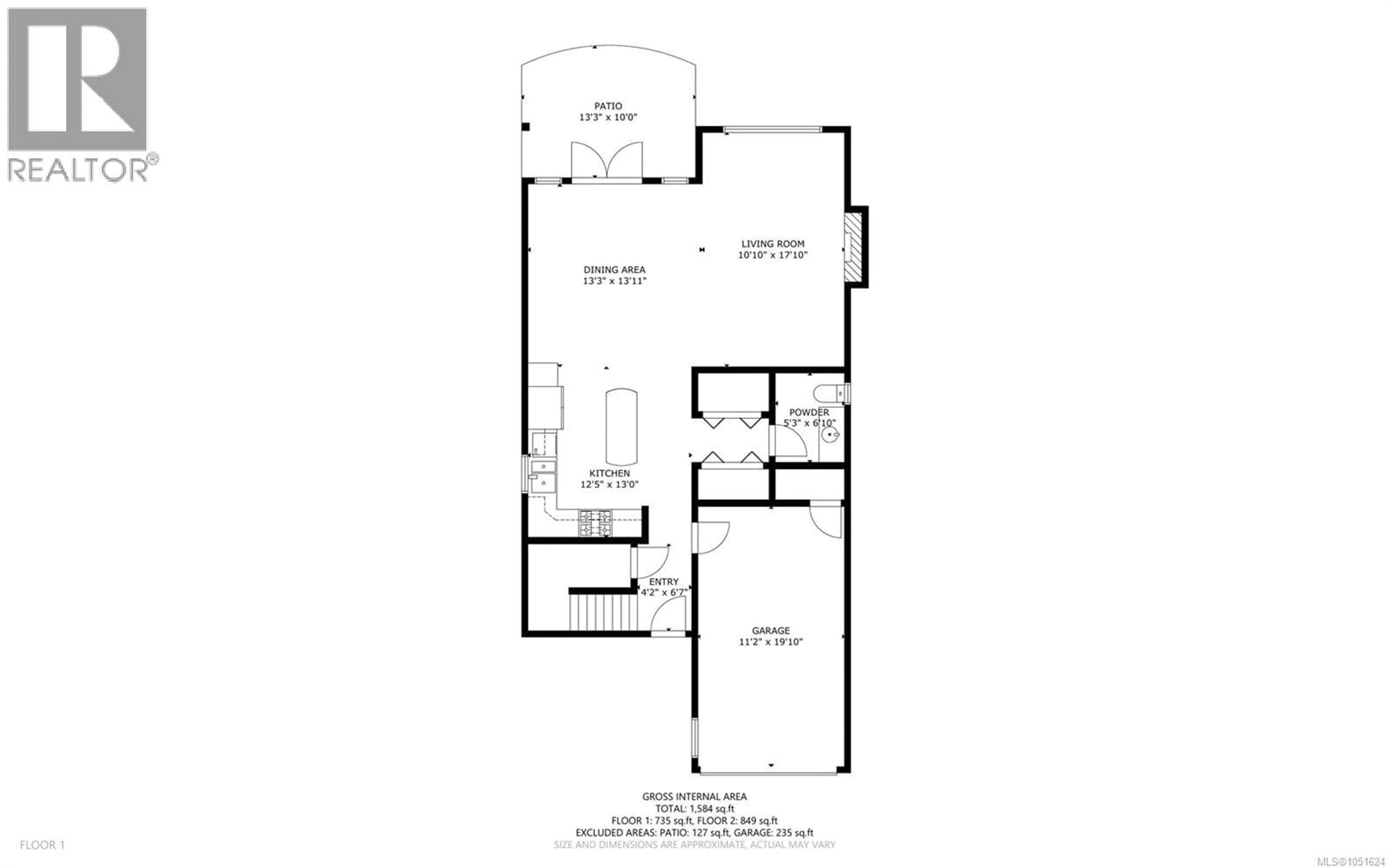 Floor plan for 3470 MAVERIC ROAD, Nanaimo British Columbia V9T0C7