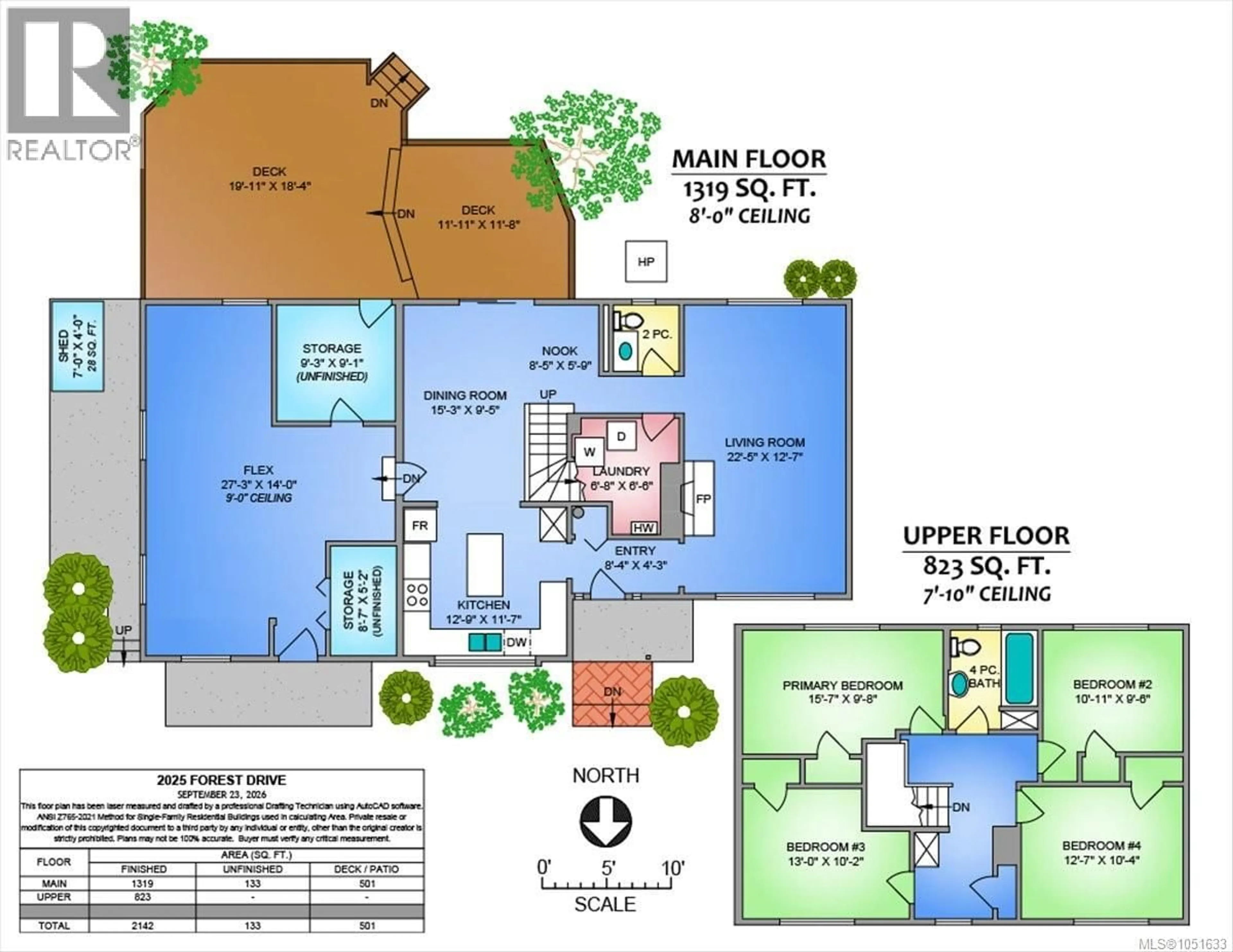 Floor plan for 2025 FOREST DRIVE, Nanaimo British Columbia V9S2R6