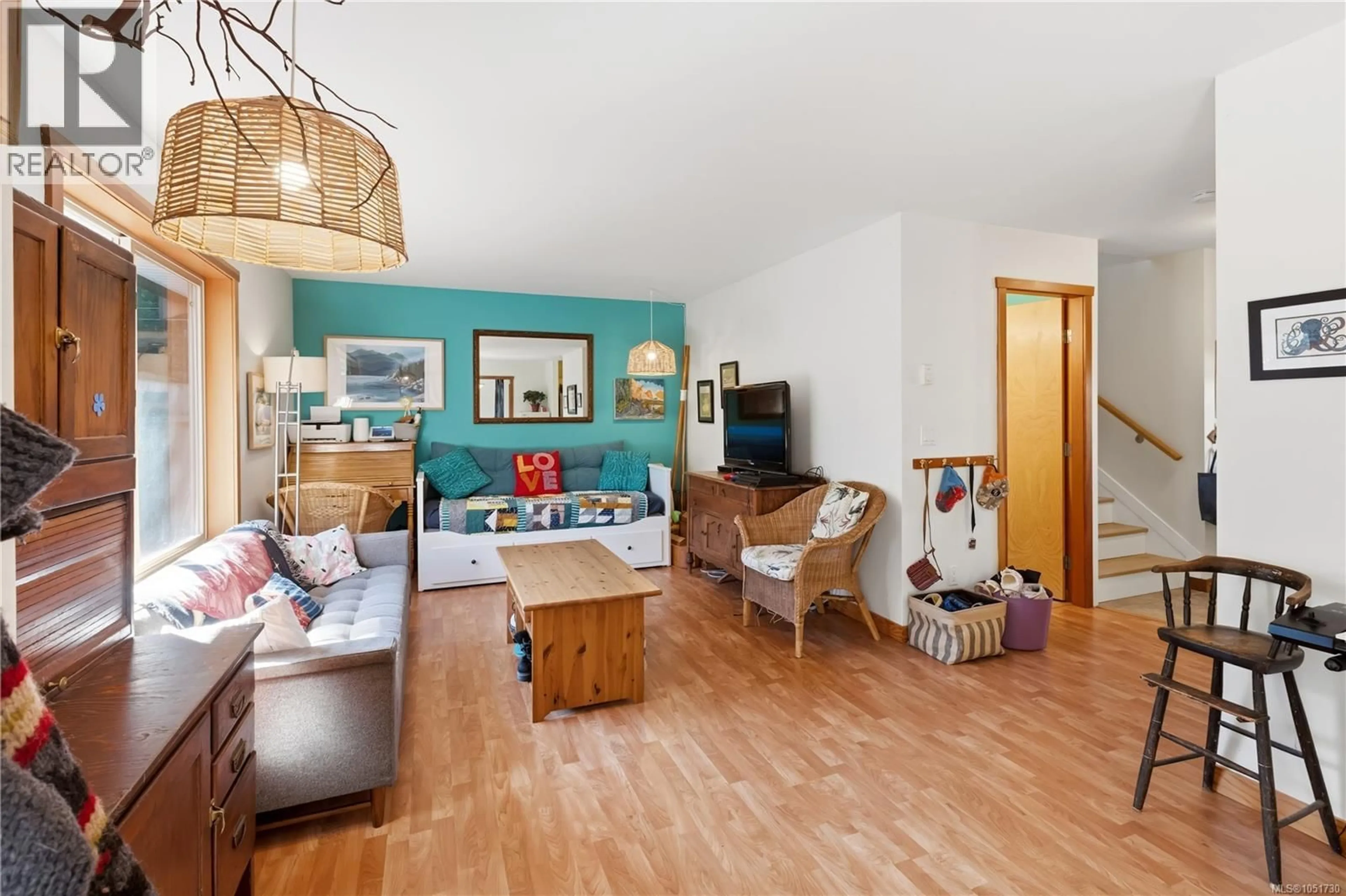 Living room with furniture, wood/laminate floor for 3 - 1626 HOLLY CRESCENT, Ucluelet British Columbia V0R3A0