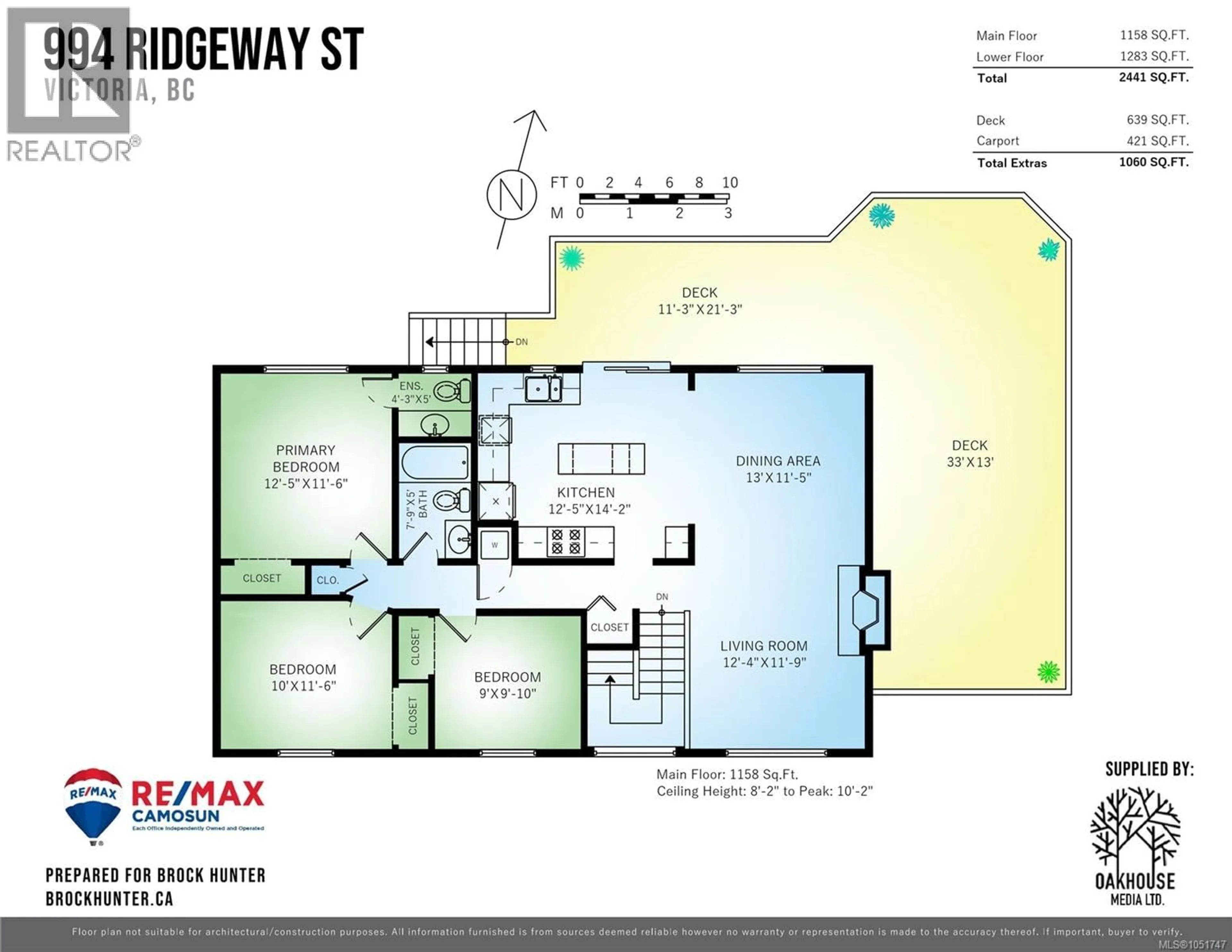 Floor plan for 994 RIDGEWAY STREET, Saanich British Columbia V8X3C4