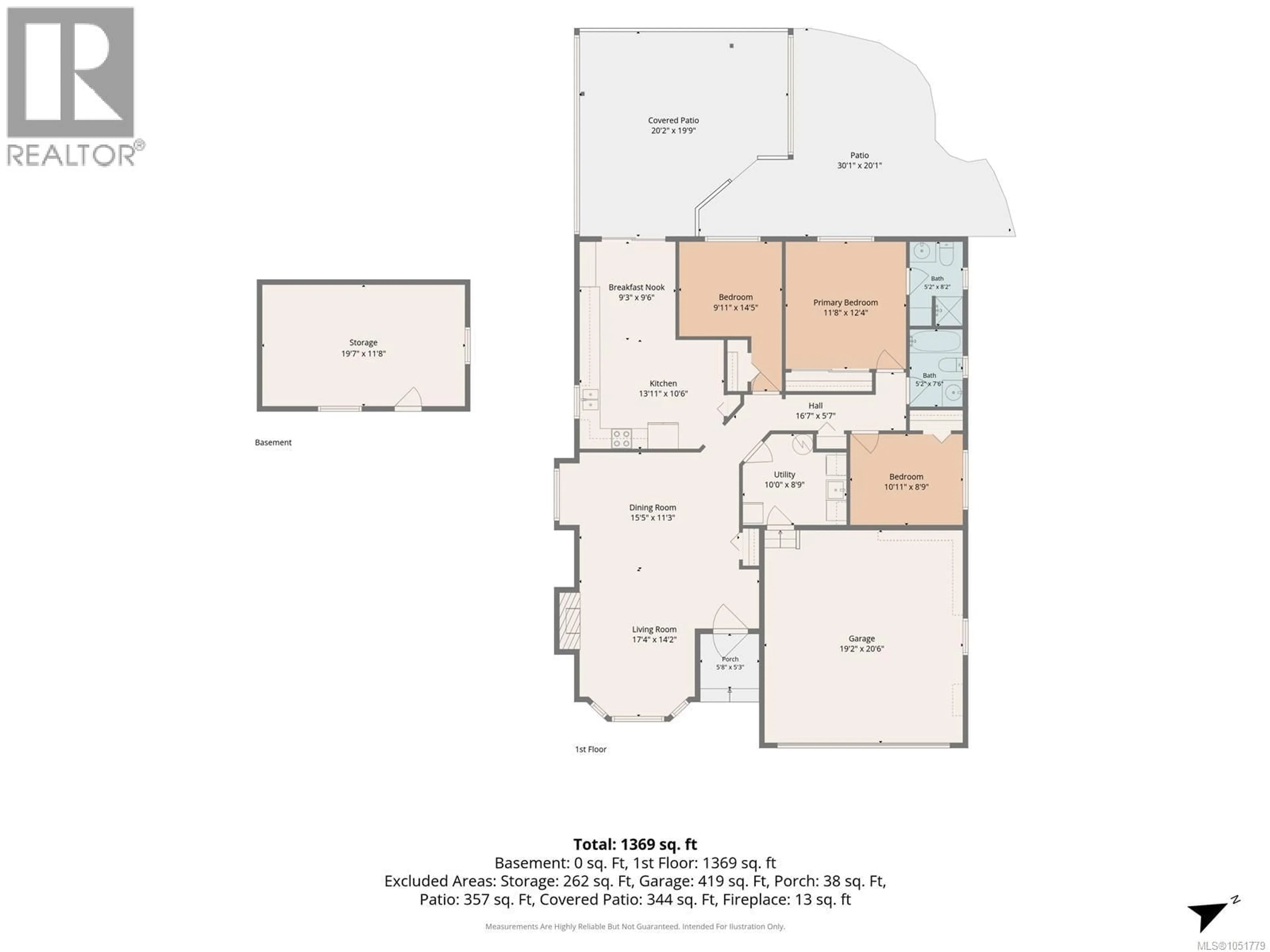 Floor plan for 1846 BEGONIA WAY, Nanaimo British Columbia V9S5S5