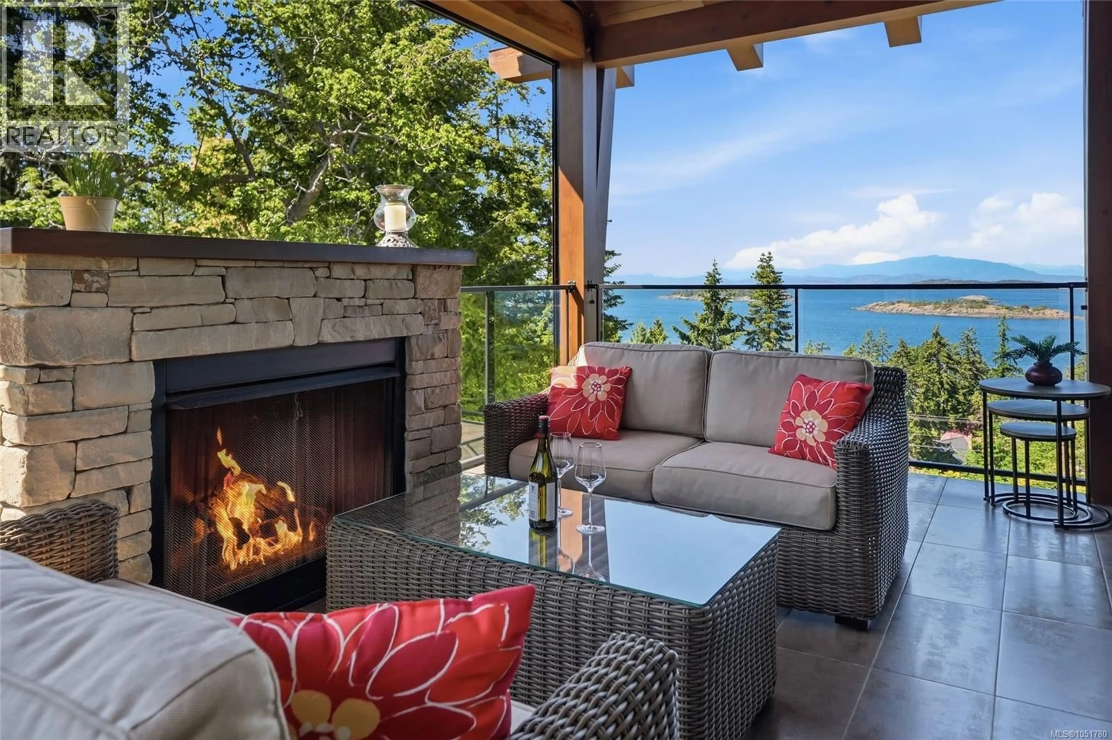 Patio, water/lake/river/ocean view for 3230 HUNTINGTON PLACE, Nanoose Bay British Columbia V9P9H6
