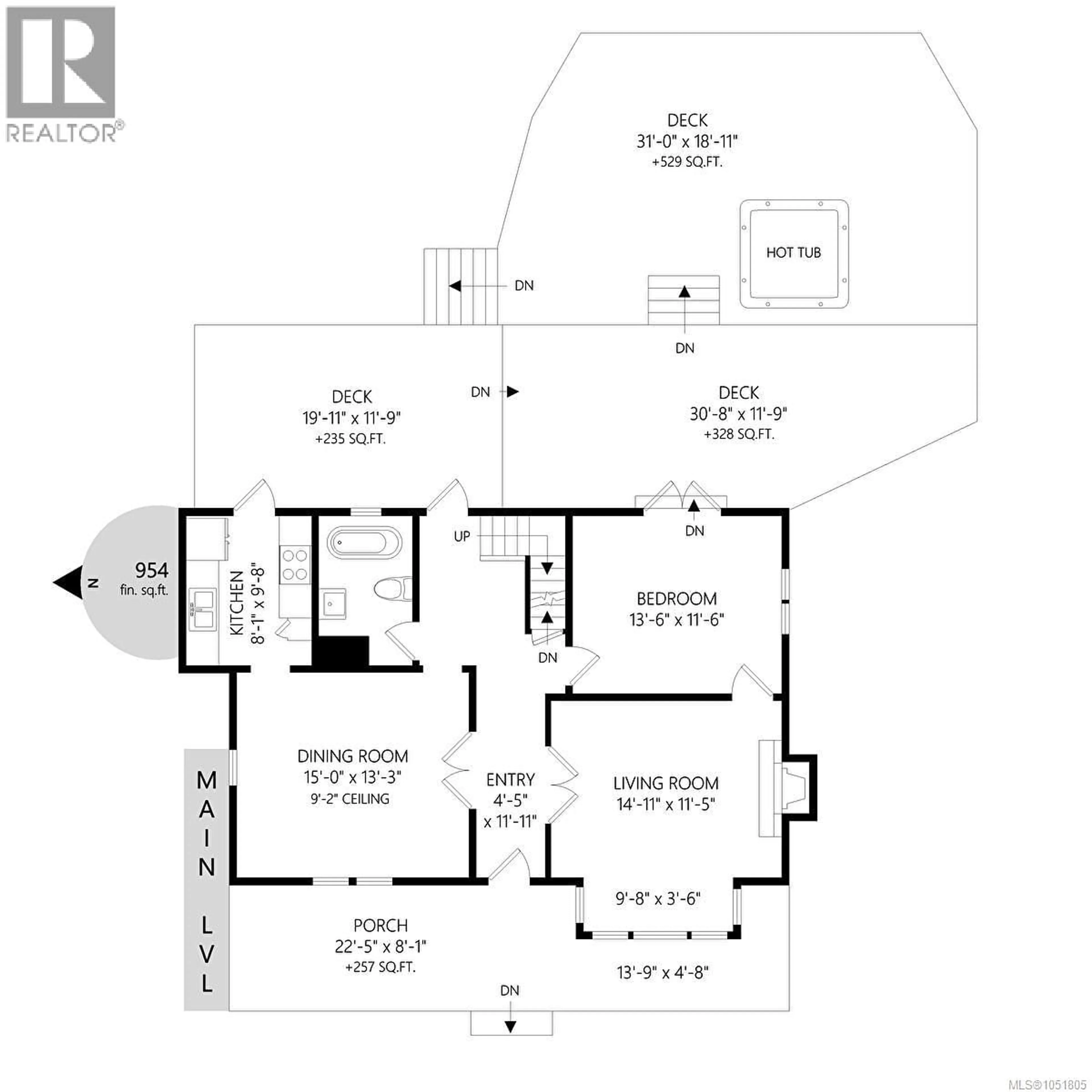 Floor plan for 9945 CEDAR STREET, Chemainus British Columbia V0R1K1
