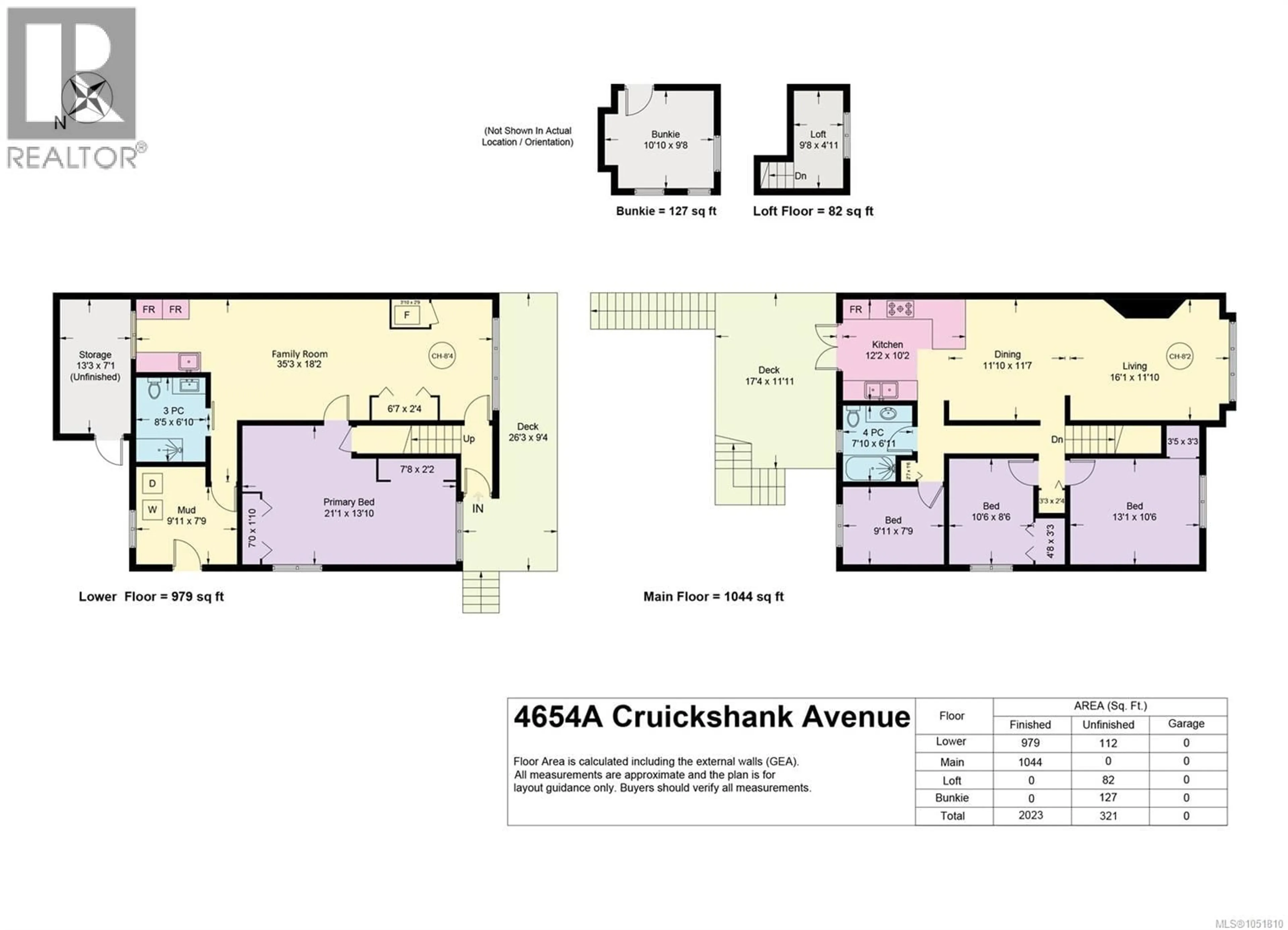 Floor plan for A - 4654 CRUICKSHANK AVENUE, Courtenay British Columbia V9N7W6