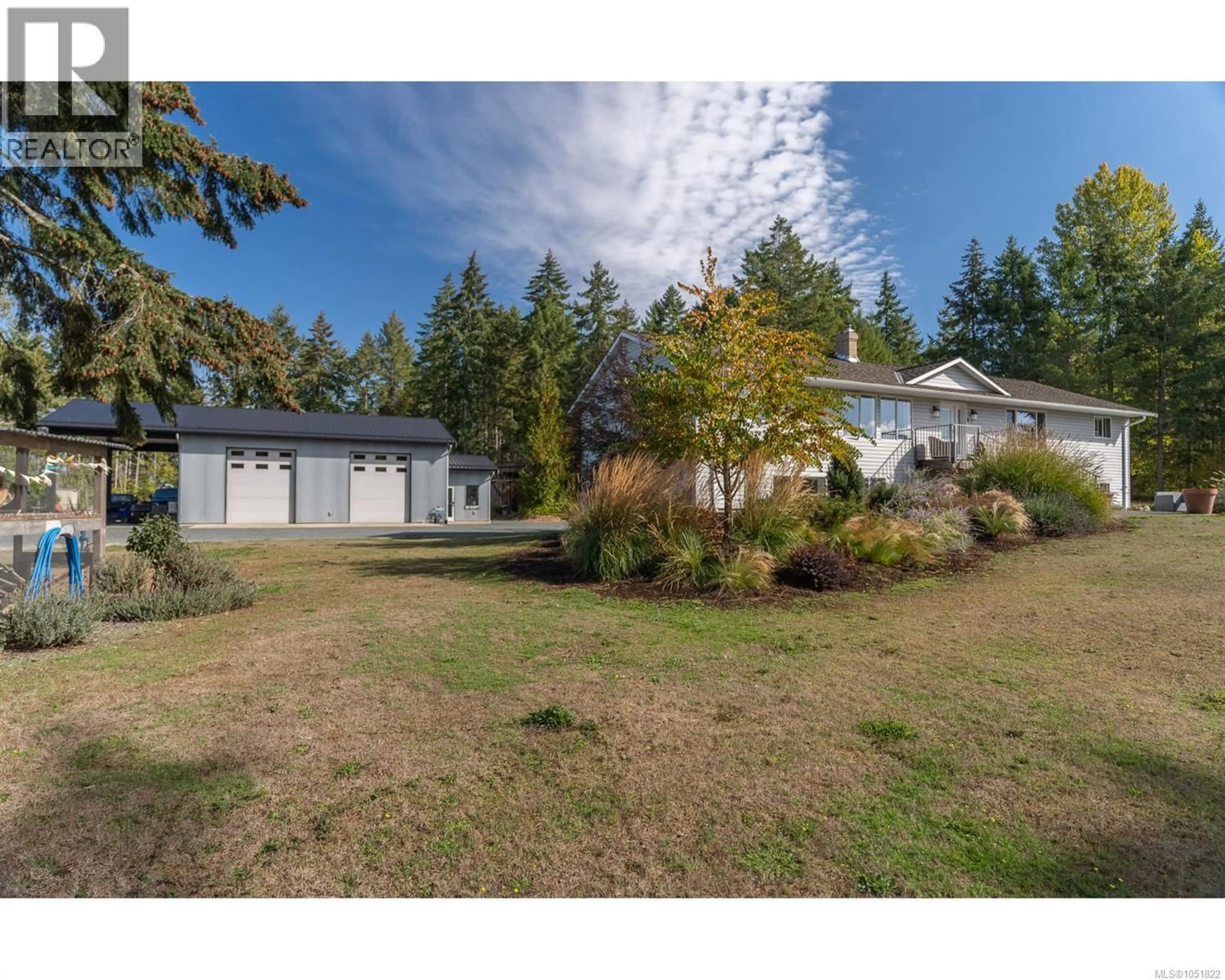 A pic from outside/outdoor area/front of a property/back of a property/a pic from drone, unknown for 1045 RAVENSBOURNE LANE, Qualicum Beach British Columbia V9K1N1
