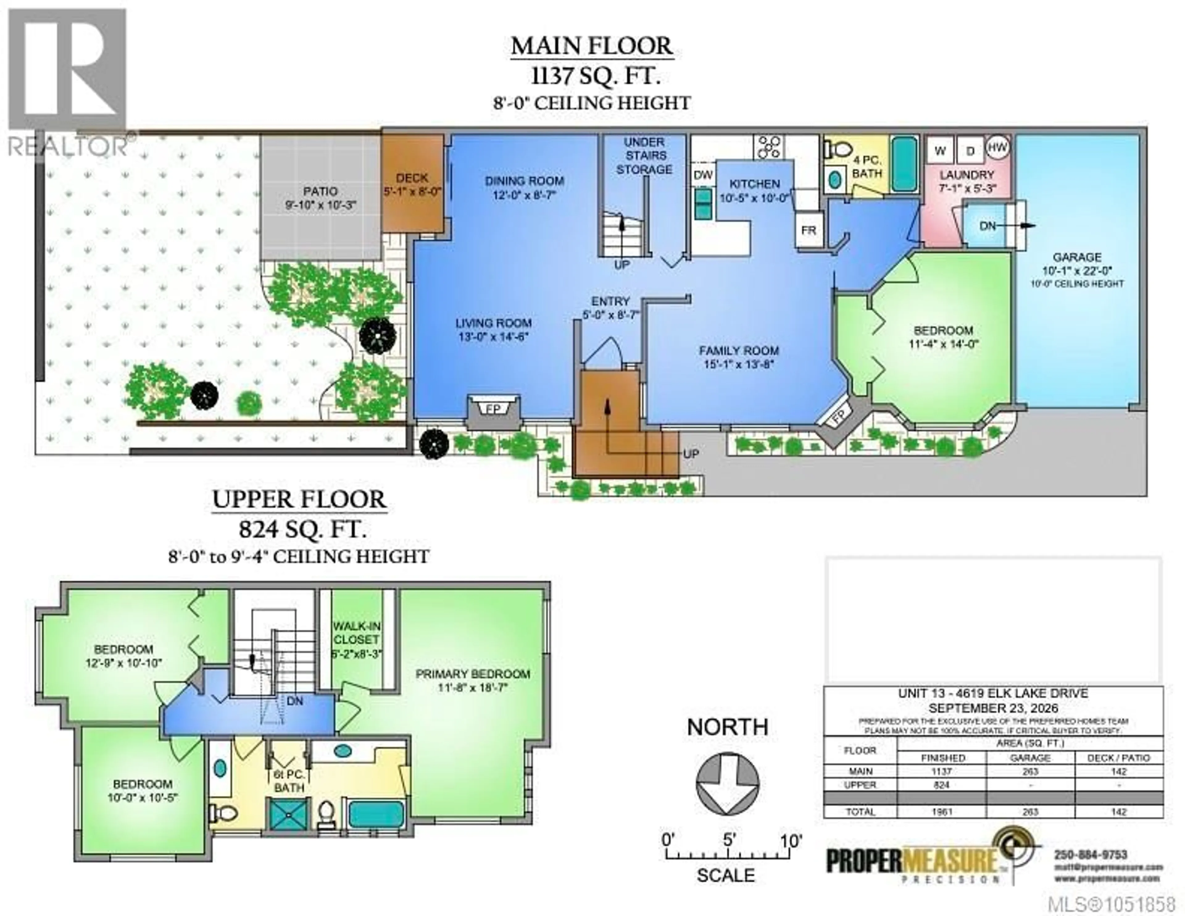 Floor plan for 13 - 4619 ELK LAKE DRIVE, Saanich British Columbia V8Z5M2