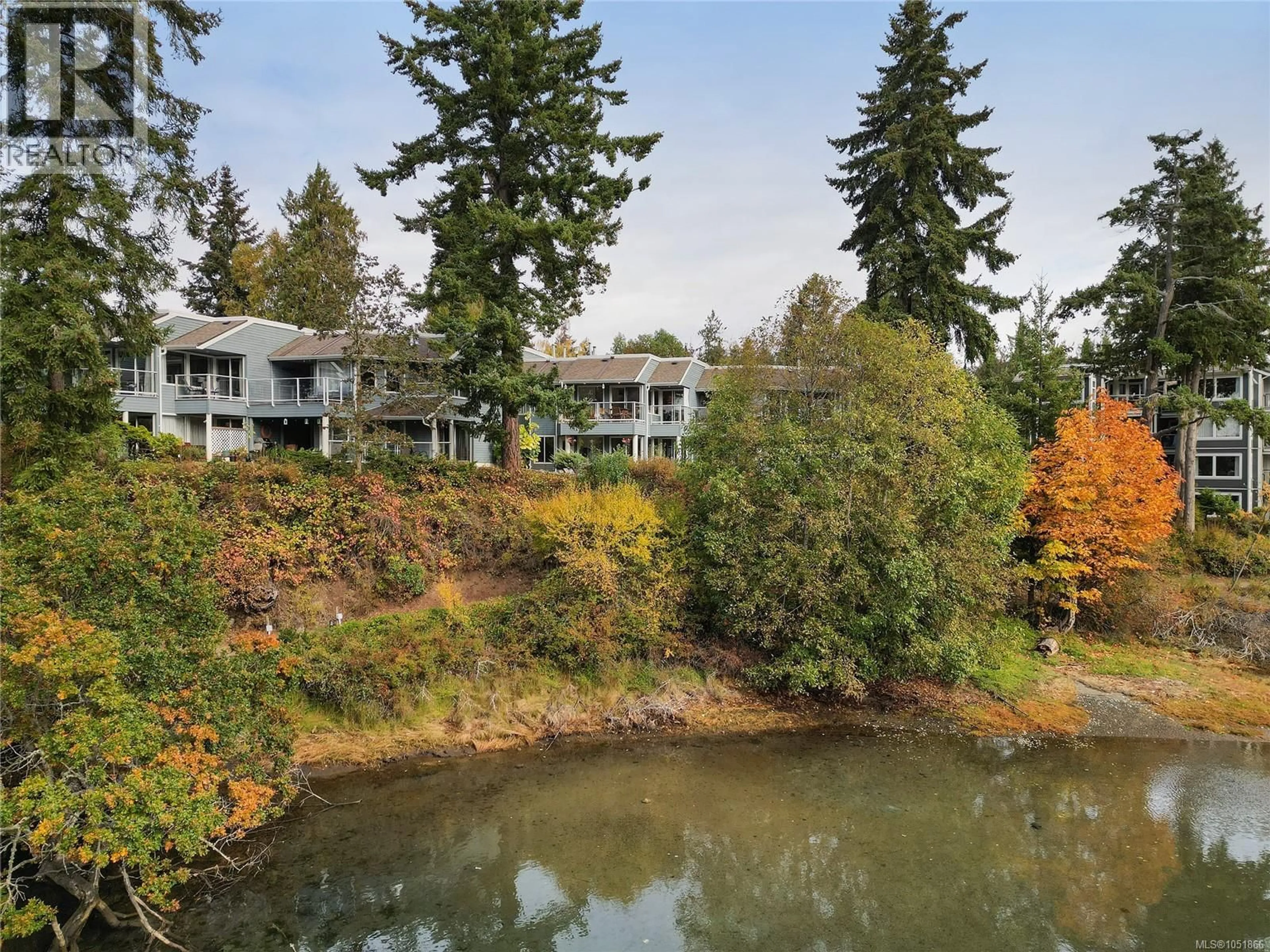 A pic from outside/outdoor area/front of a property/back of a property/a pic from drone, water/lake/river/ocean view for 321 - 1600 STROULGER ROAD, Nanoose Bay British Columbia V9P9B7