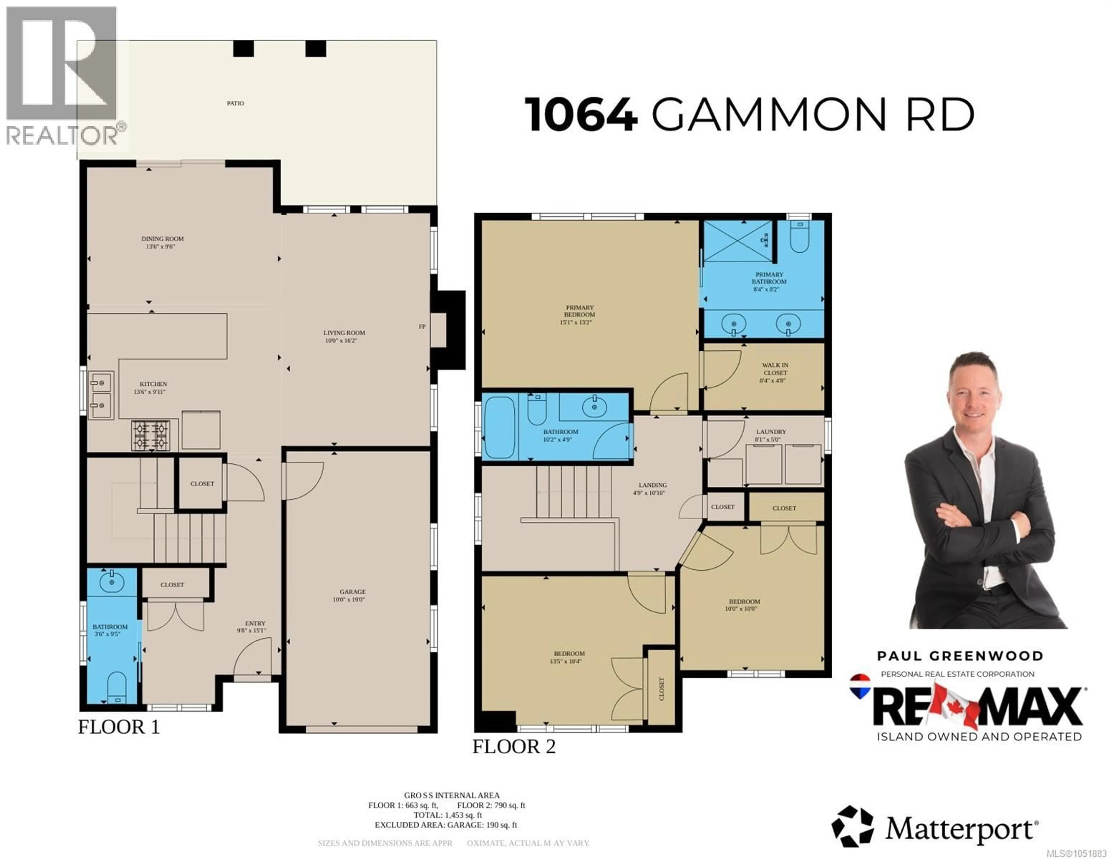 Floor plan for 1064 GAMMON WAY, Shawnigan Lake British Columbia V0R2W3