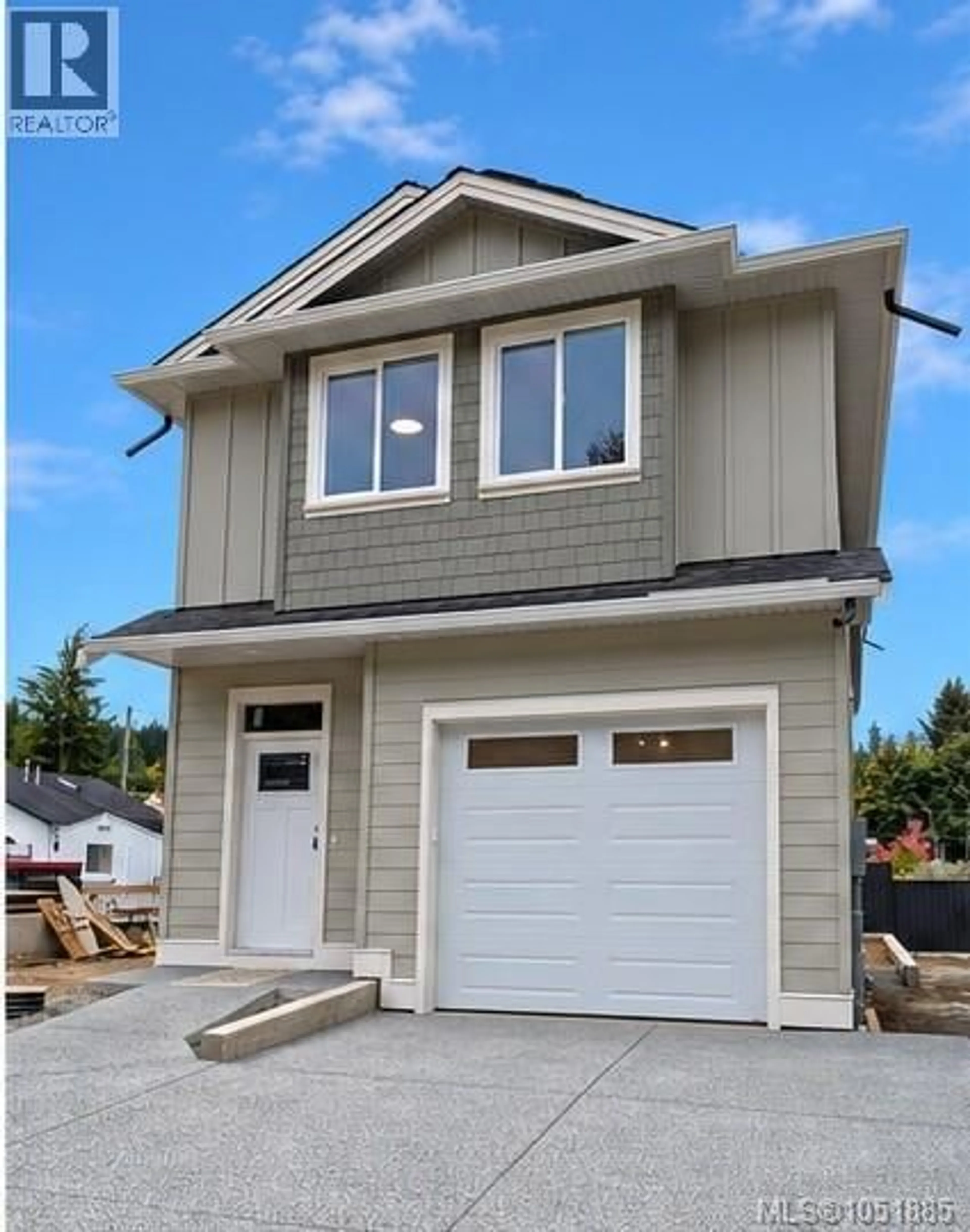 Home with vinyl exterior material, street for 1324 MCKINLEY ROAD, Ladysmith British Columbia V9G1R2