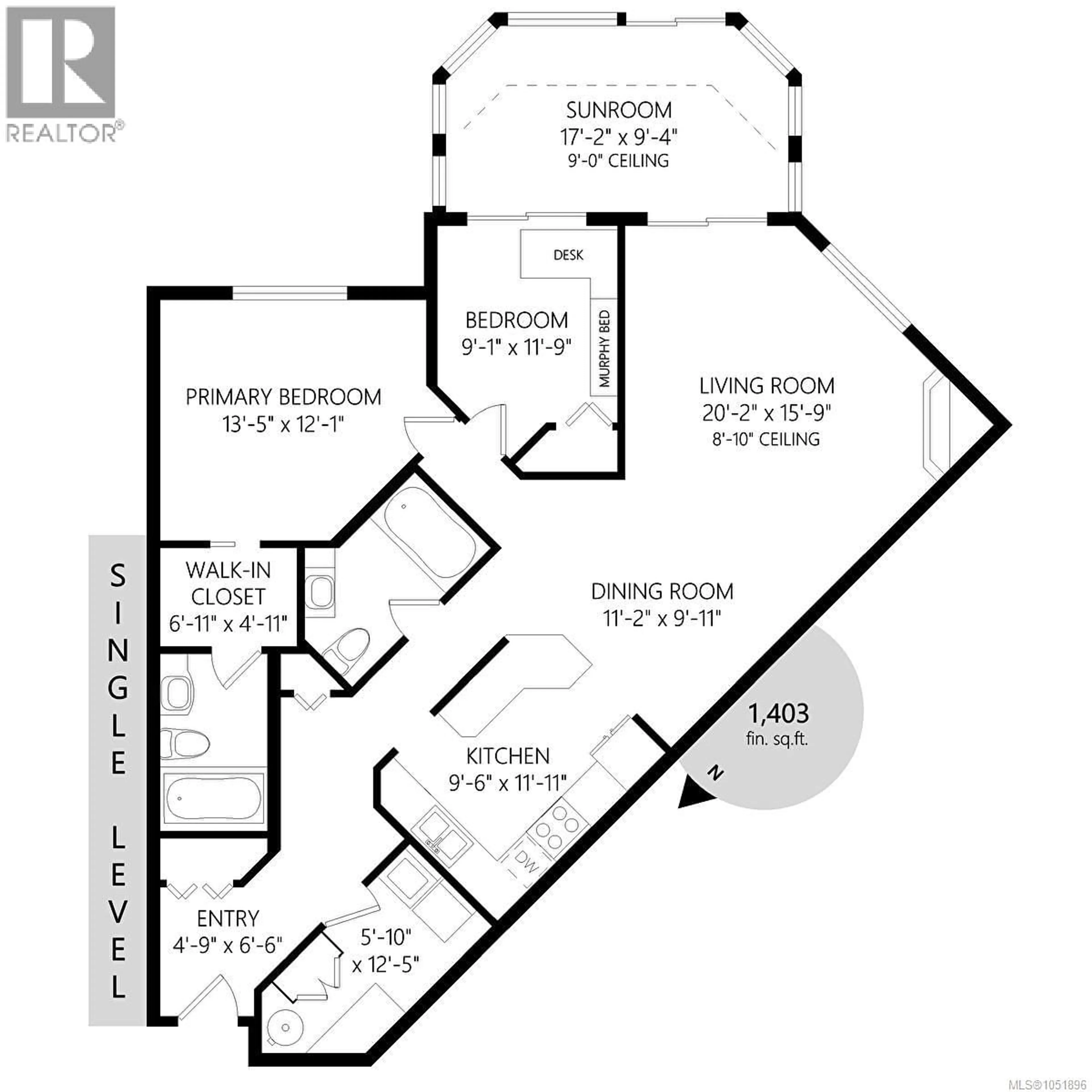 Floor plan for 103 - 1 BUDDY ROAD, View Royal British Columbia V9B1V6
