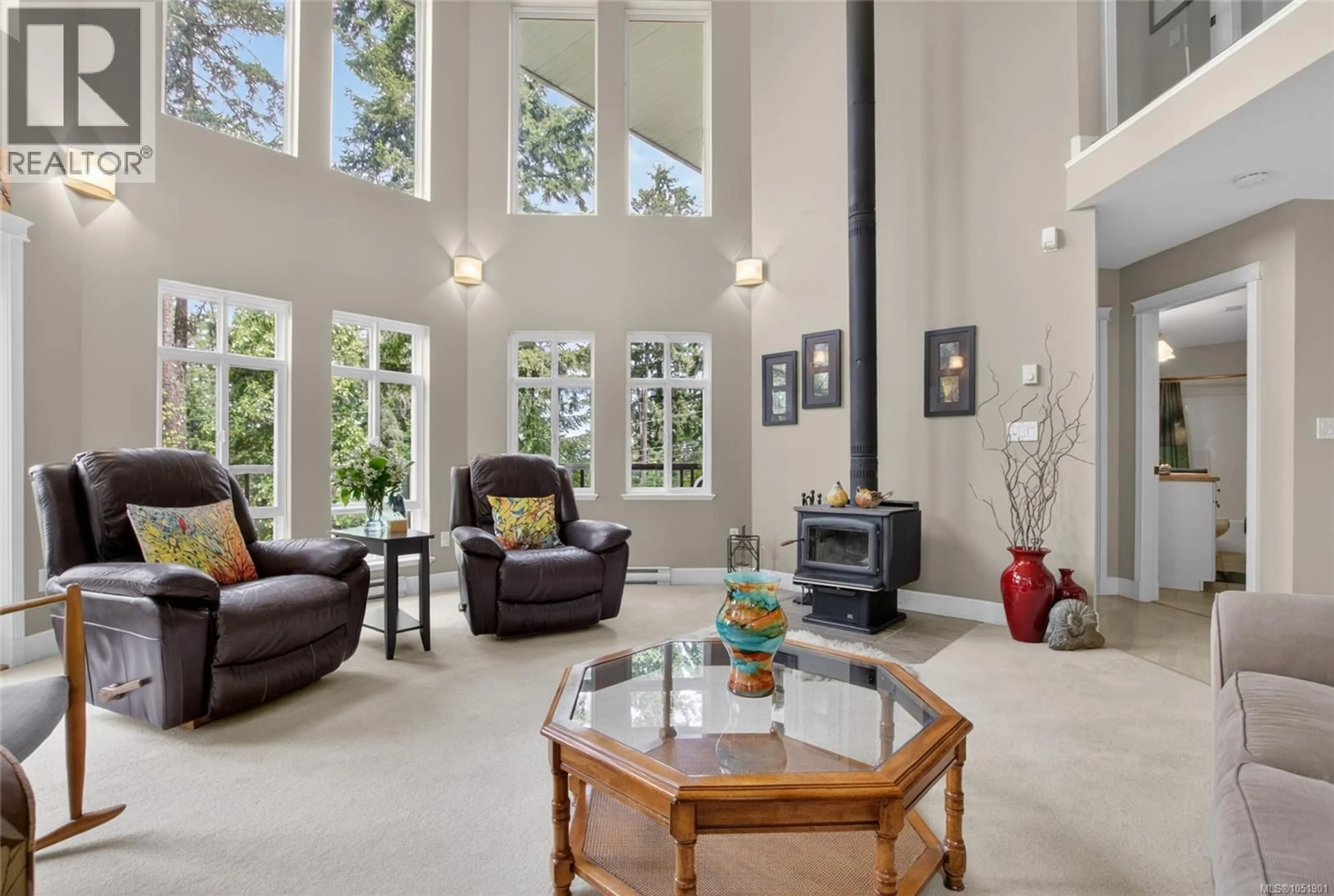 Living room with furniture, ceramic/tile floor for 908 LITTLE MOUNTAIN ROAD, Errington British Columbia V9P2C3
